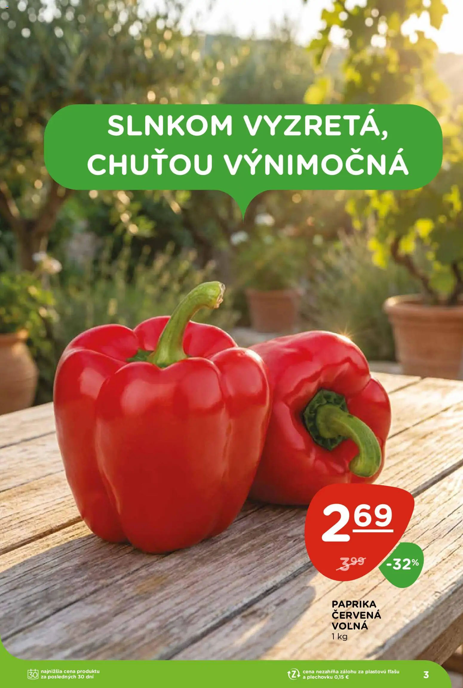 Nové Terno akcie – leták je platný od 06.08.2026 | Strana: 3 | Produkty: Paprika