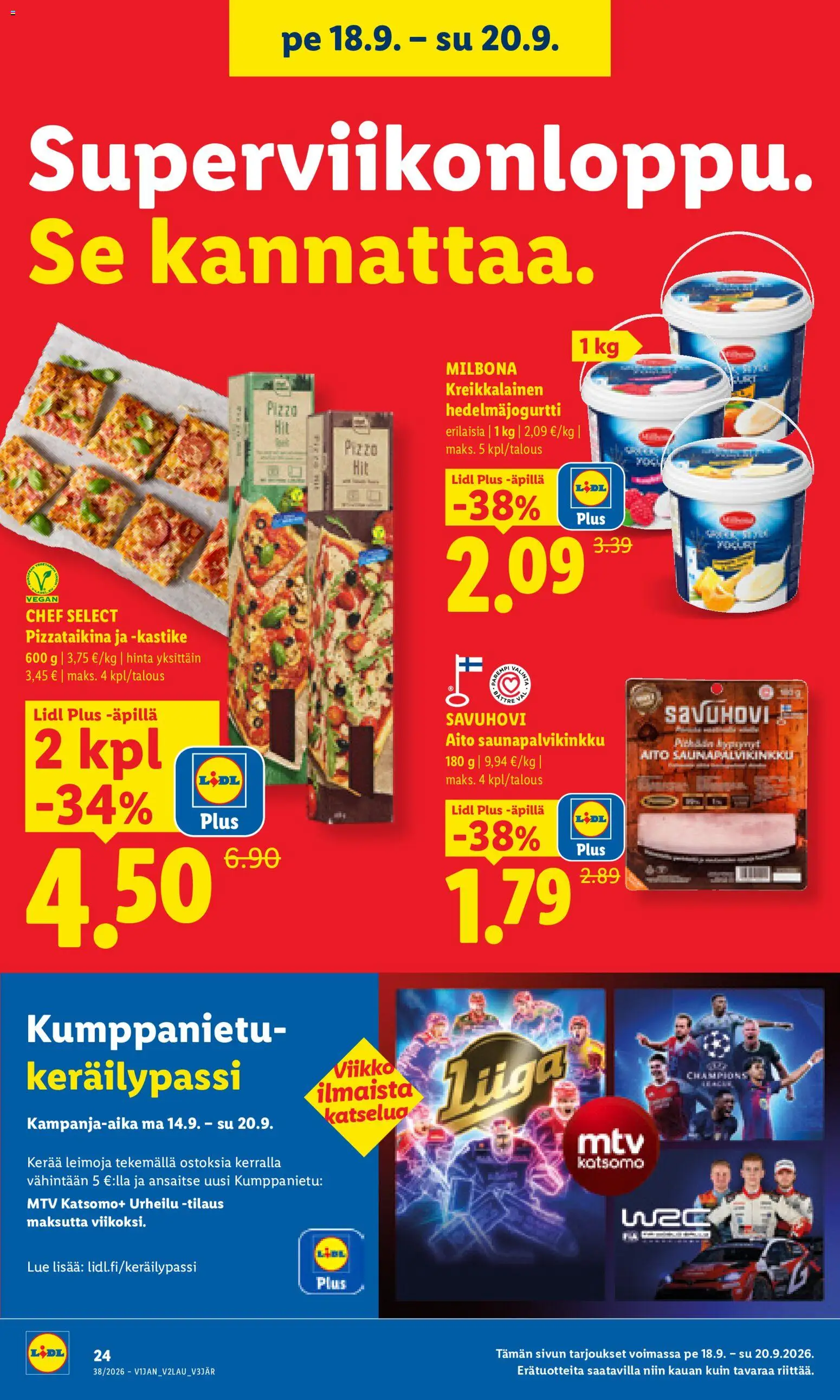Lidl tarjoukset – voimassa 17/09/2026 alkaen | Sivu: 20