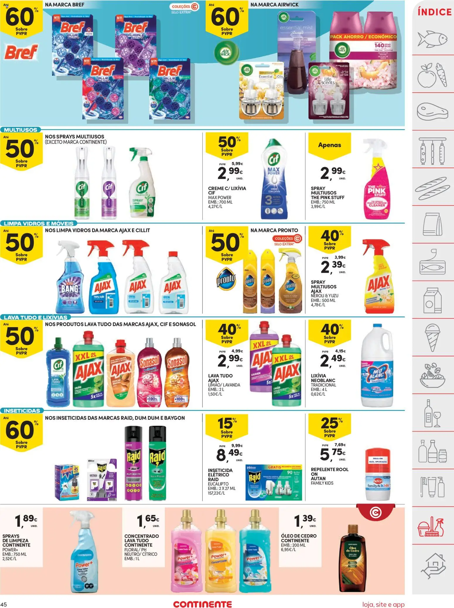 Continente folheto │ válido de 23/06/2026 | Página: 47 | Produtos: Inseticida, Repelente, Óleo, Creme