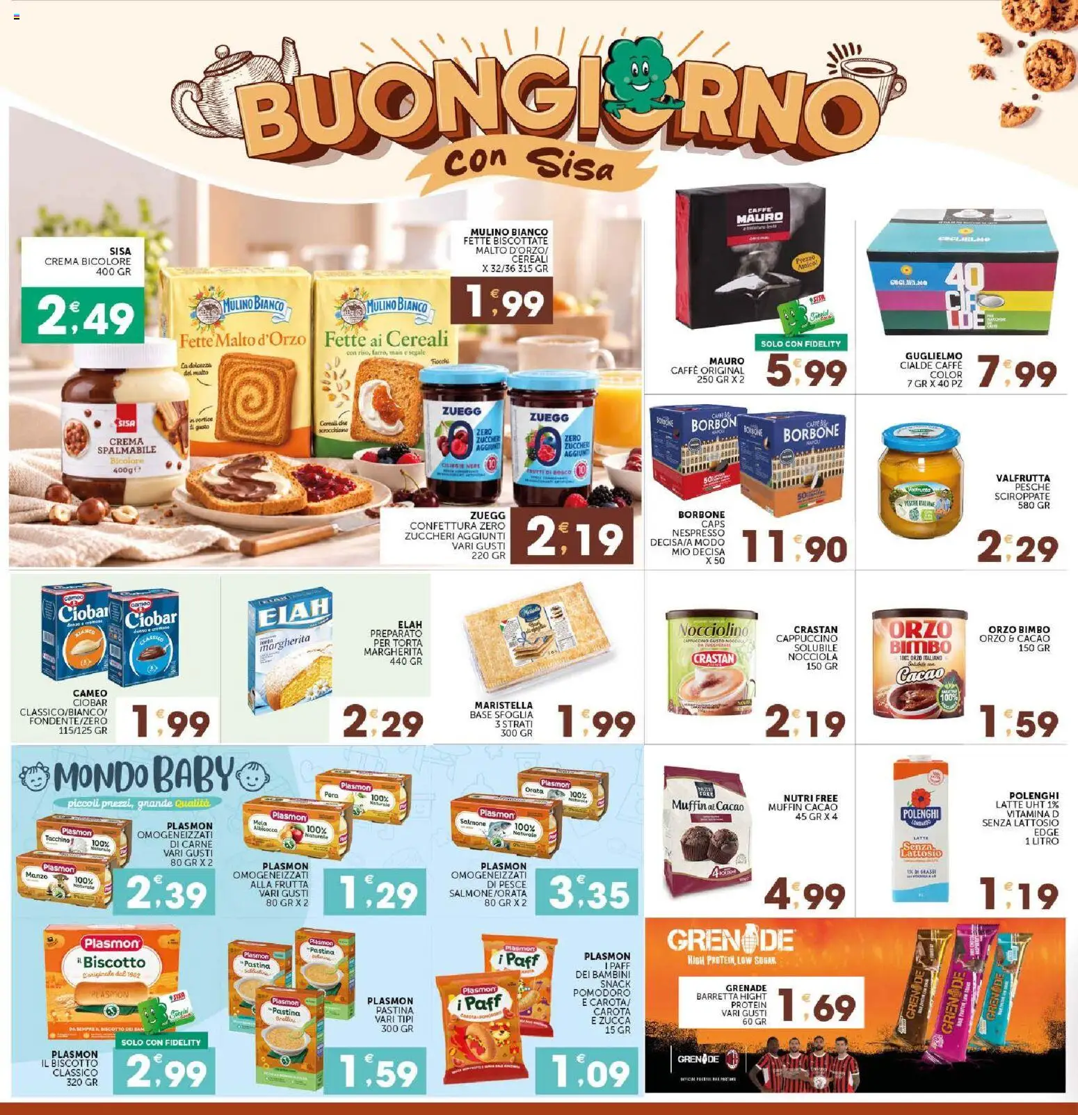 Volantino SISA del 29/10/2026 | Pagina: 12 | Prodotti: Salmone, Dolcezza, Cacao, Cialde