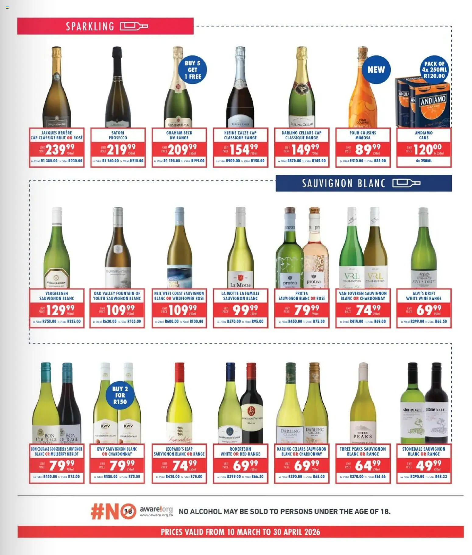 New Ultra Liquors catalogue – valid from 10.03.2026 | Page: 2 | Products: Cap, Wine