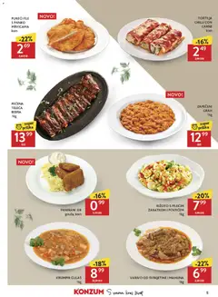 Konzum Katalog - Pregled kataloga iz trgovine Konzum, vrijedi od 26.08.2026 | Stranica: 5 | Proizvodi: Mahuna, File, Sir, Grah