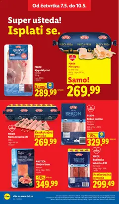 PIKOK Alpska kobasica XXL, 600 g - pregled Lidl kataloga - važi od 07.05.2026 | Strana: 22