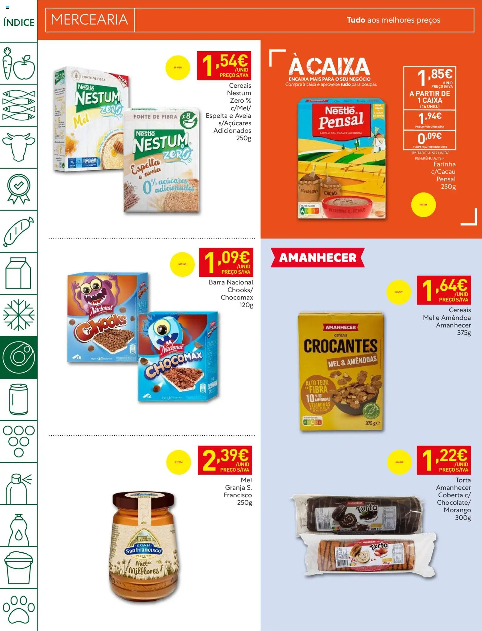 Recheio folheto │ válido de 19.05.2026 | Página: 30 | Produtos: Amêndoas, Caixa, Torta, Cereais