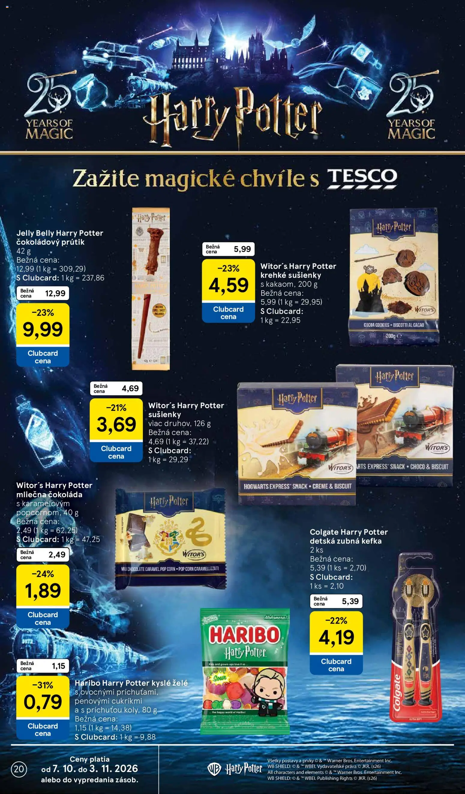 Nové Tesco akcie – leták je platný od 14.10.2026 | Strana: 20