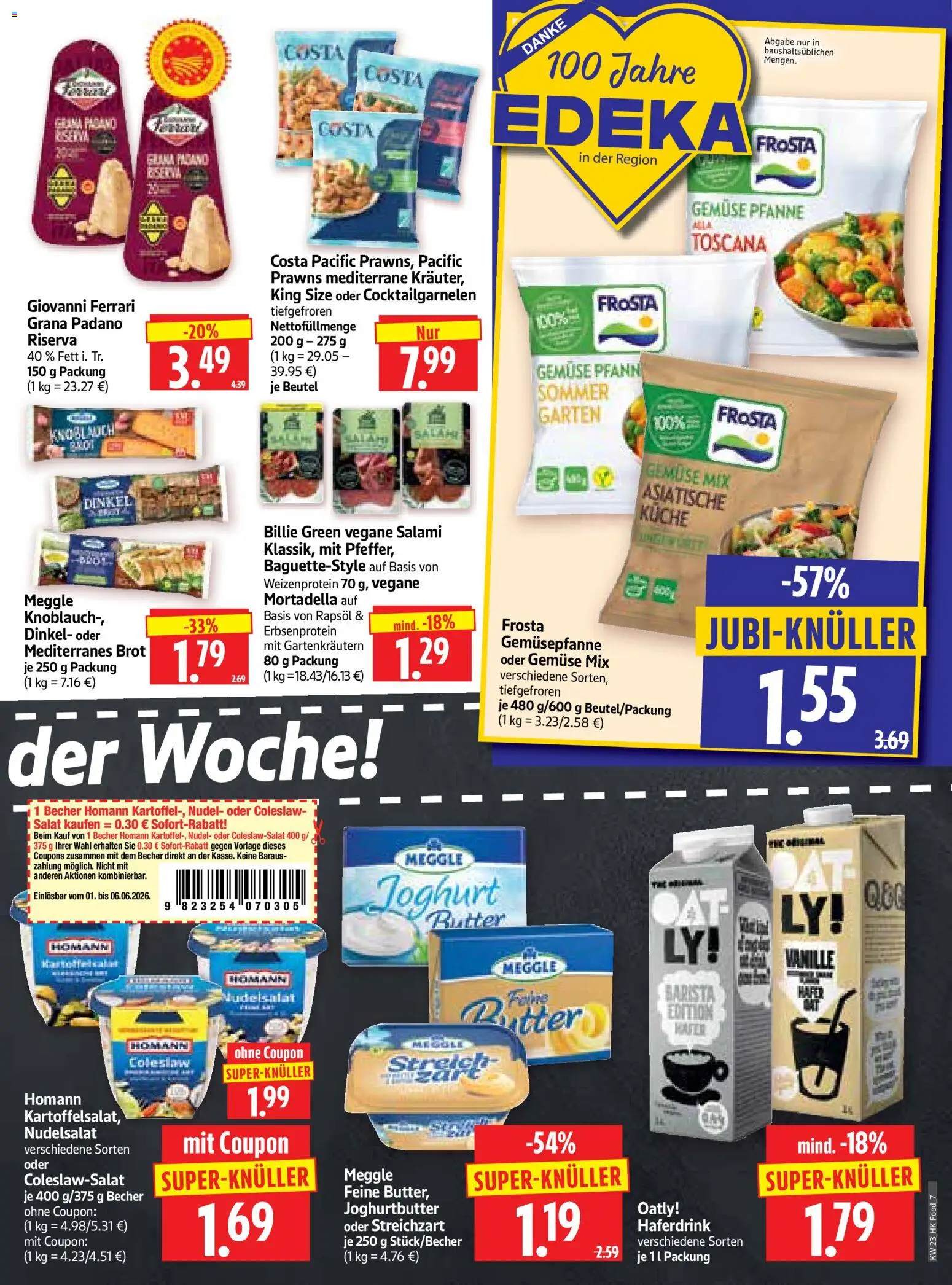 HERKULES Prospekt – gültig ab 01.06.2026 | Seite: 7 | Produkte: Butter, Rapsöl, Knoblauch, Salat