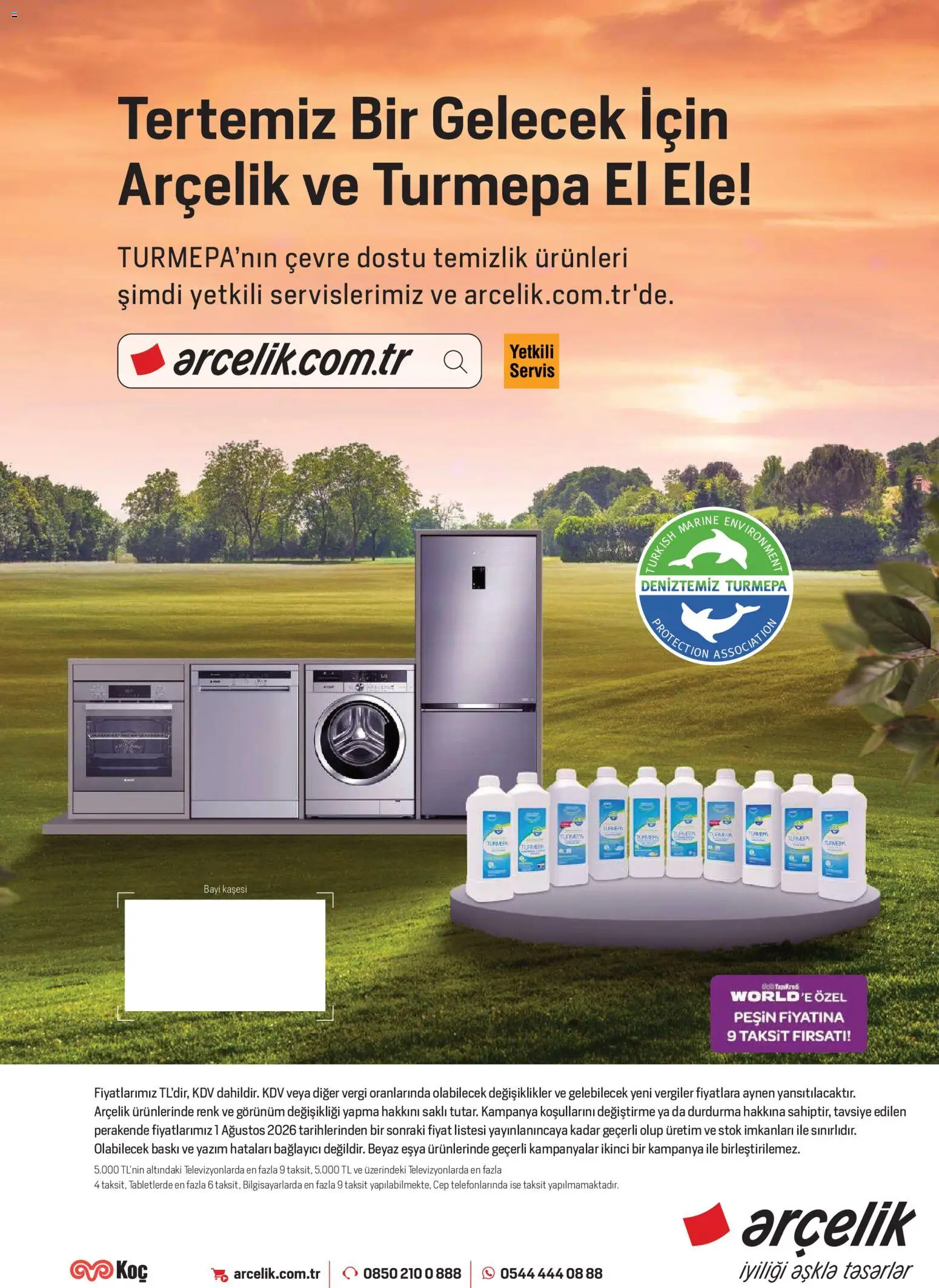 Arçelik Katalog - 01 Ağustos 2026 tarihinden itibaren geçerlidir | Sayfa: 109