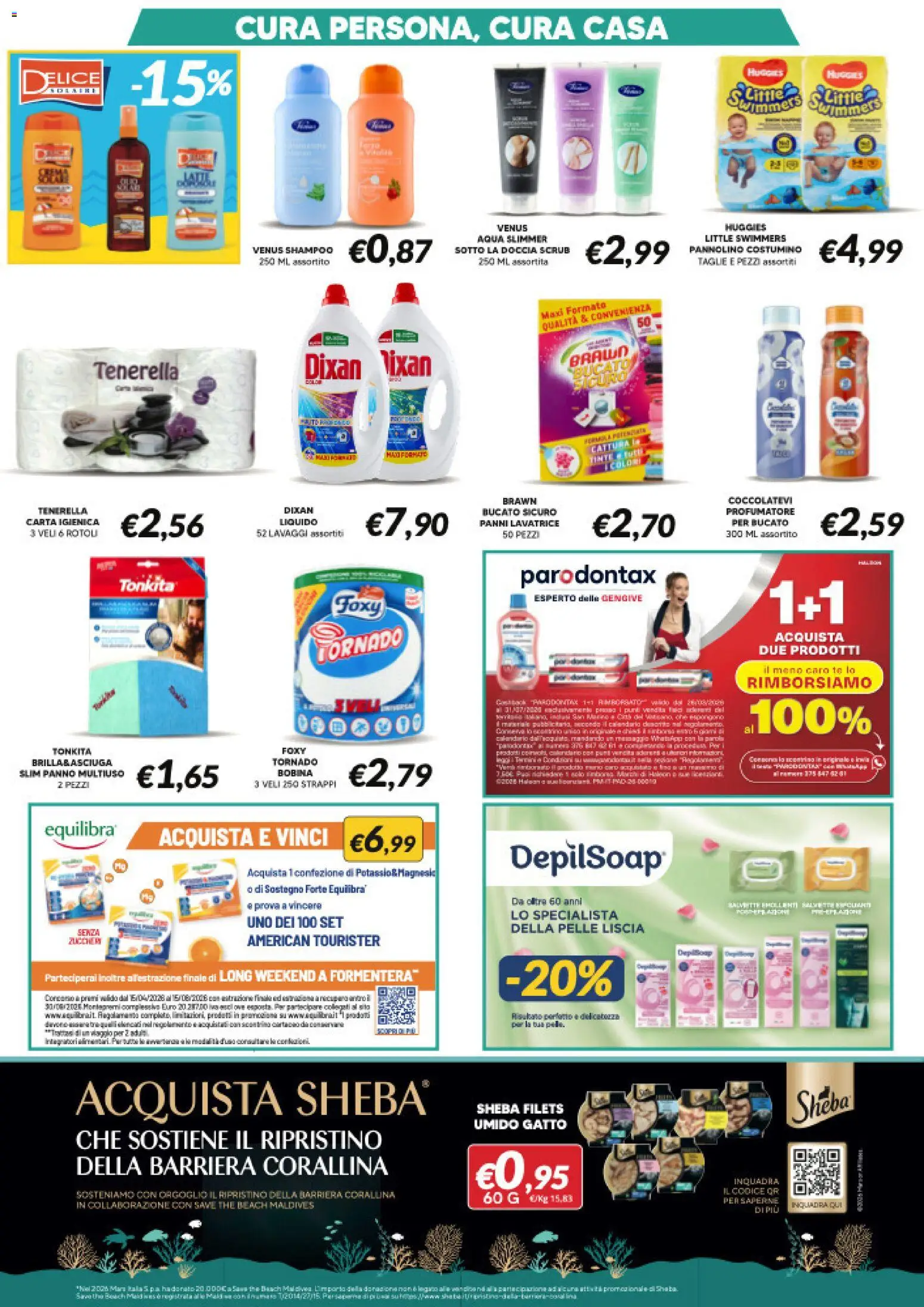 Volantino Visotto del 17.06.2026 | Pagina: 7 | Prodotti: Tè, Scrub, Lavatrice, Doccia