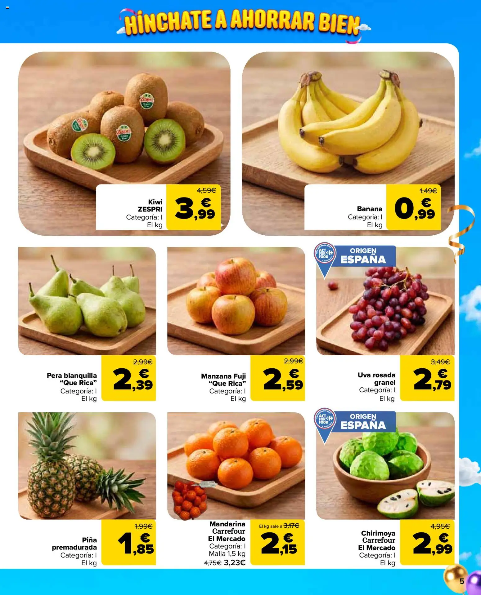 Carrefour Market folleto │ válido desde el 24/09/2026 | Página: 5 | Productos: Piña, Kiwi, Manzana