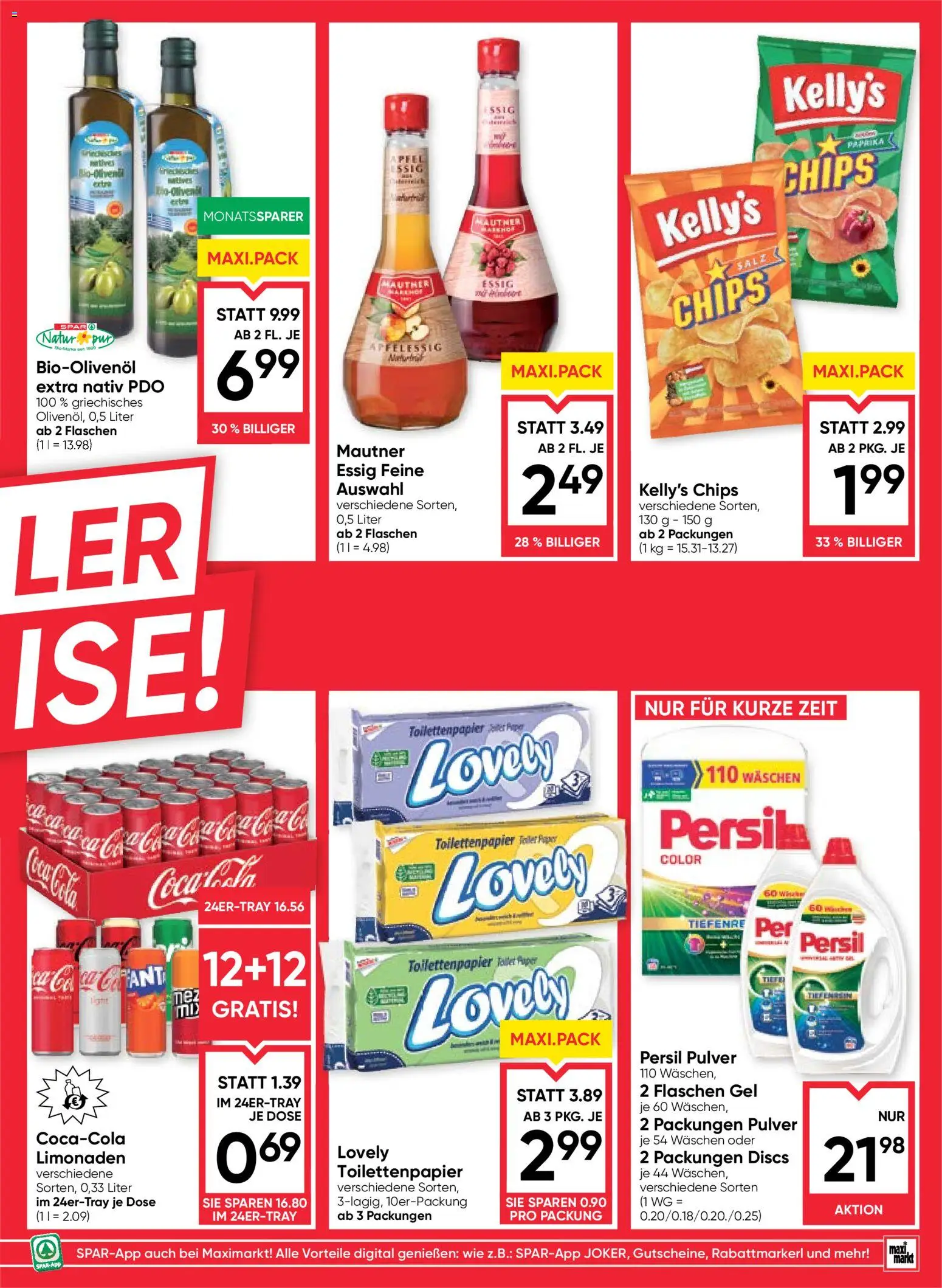 Maximarkt Flugblatt gültig ab 13.08.2026 | Seite: 3 | Produkte: Chips, Salz