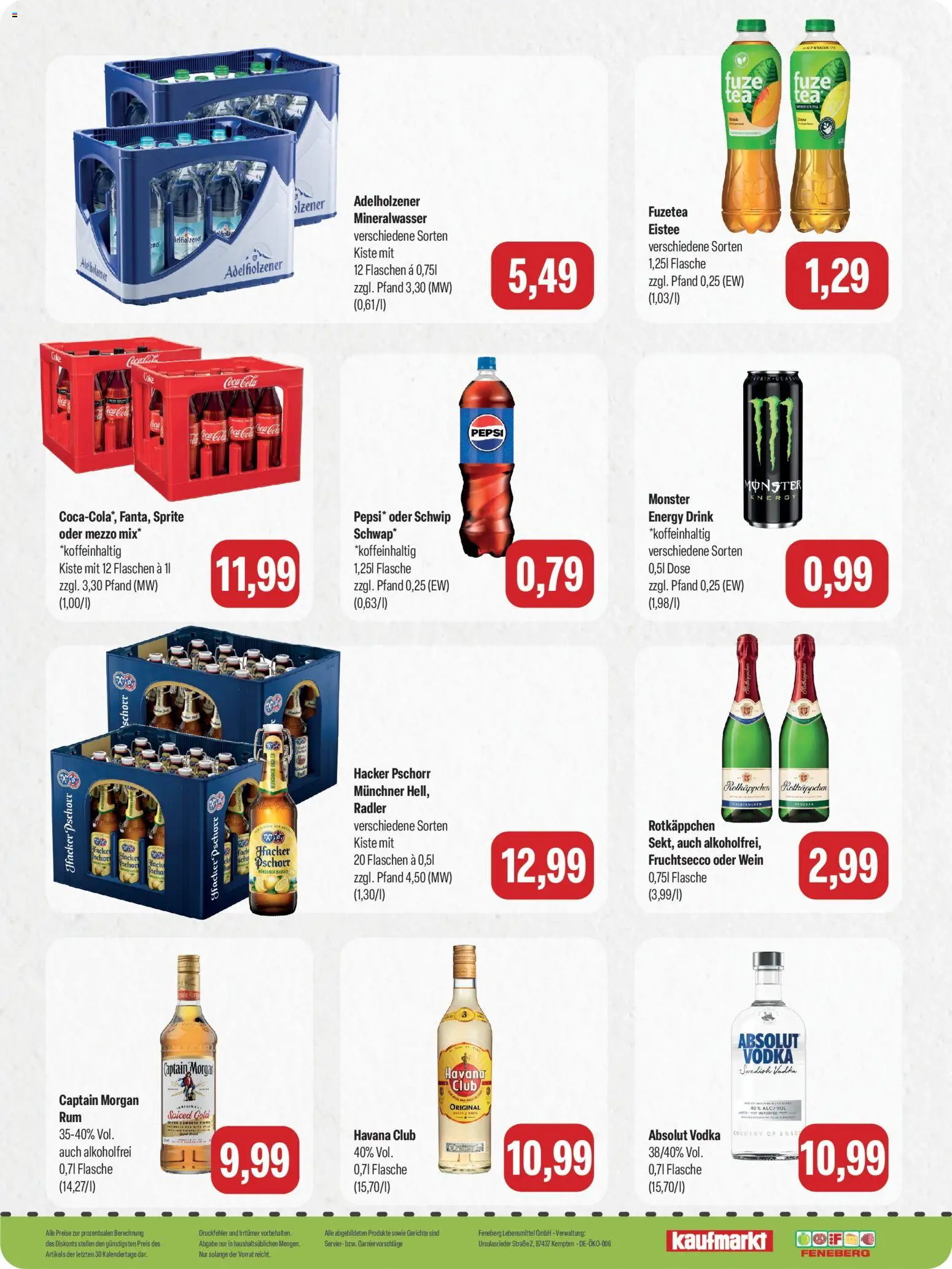 Feneberg Angebote – gültig ab 28.09.2026 | Seite: 12 | Produkte: Coca cola, Cola, Gerichte, Wein