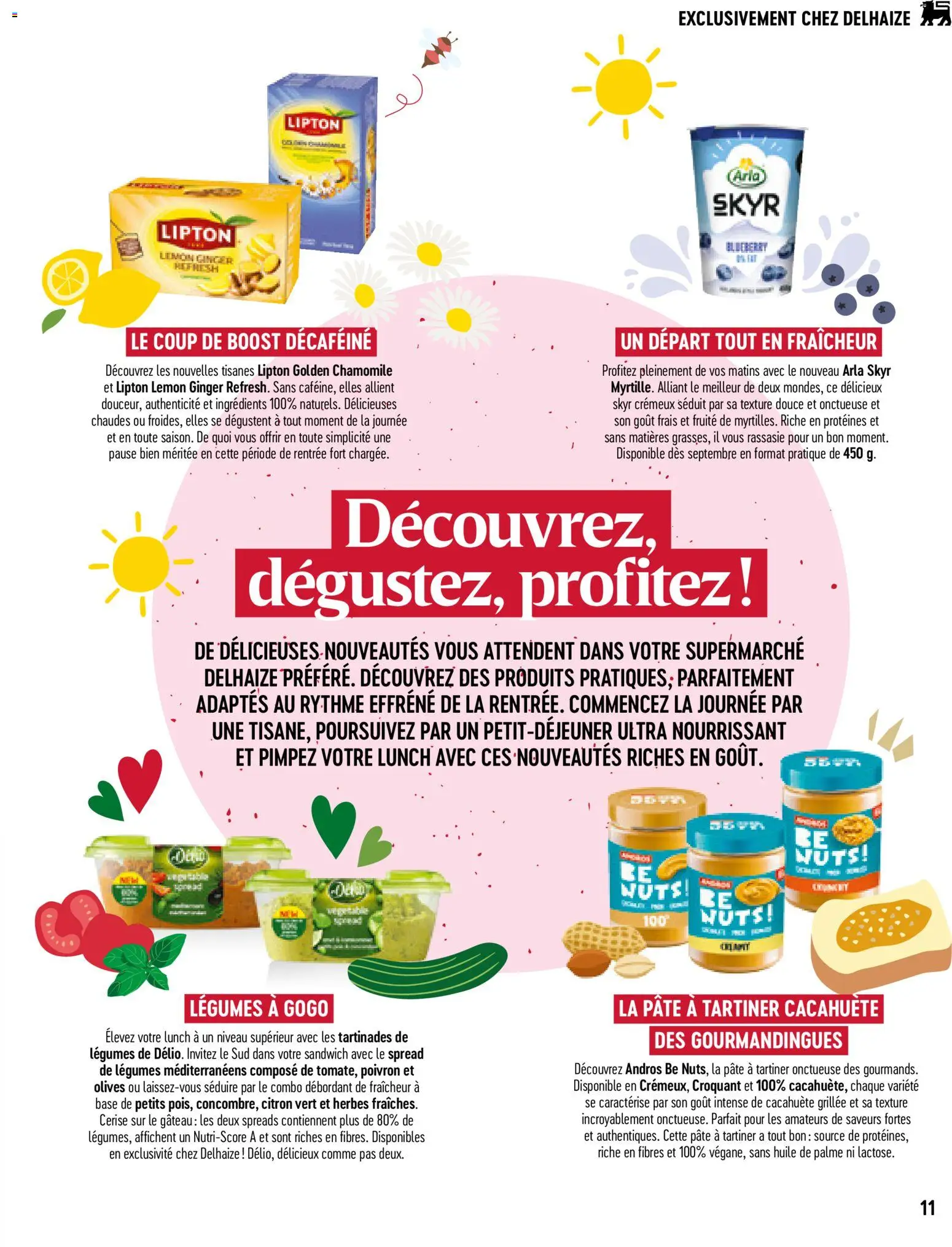 {H1} | Pagina: 11 | Producten: Sandwich, Pâté, Boost, Skyr