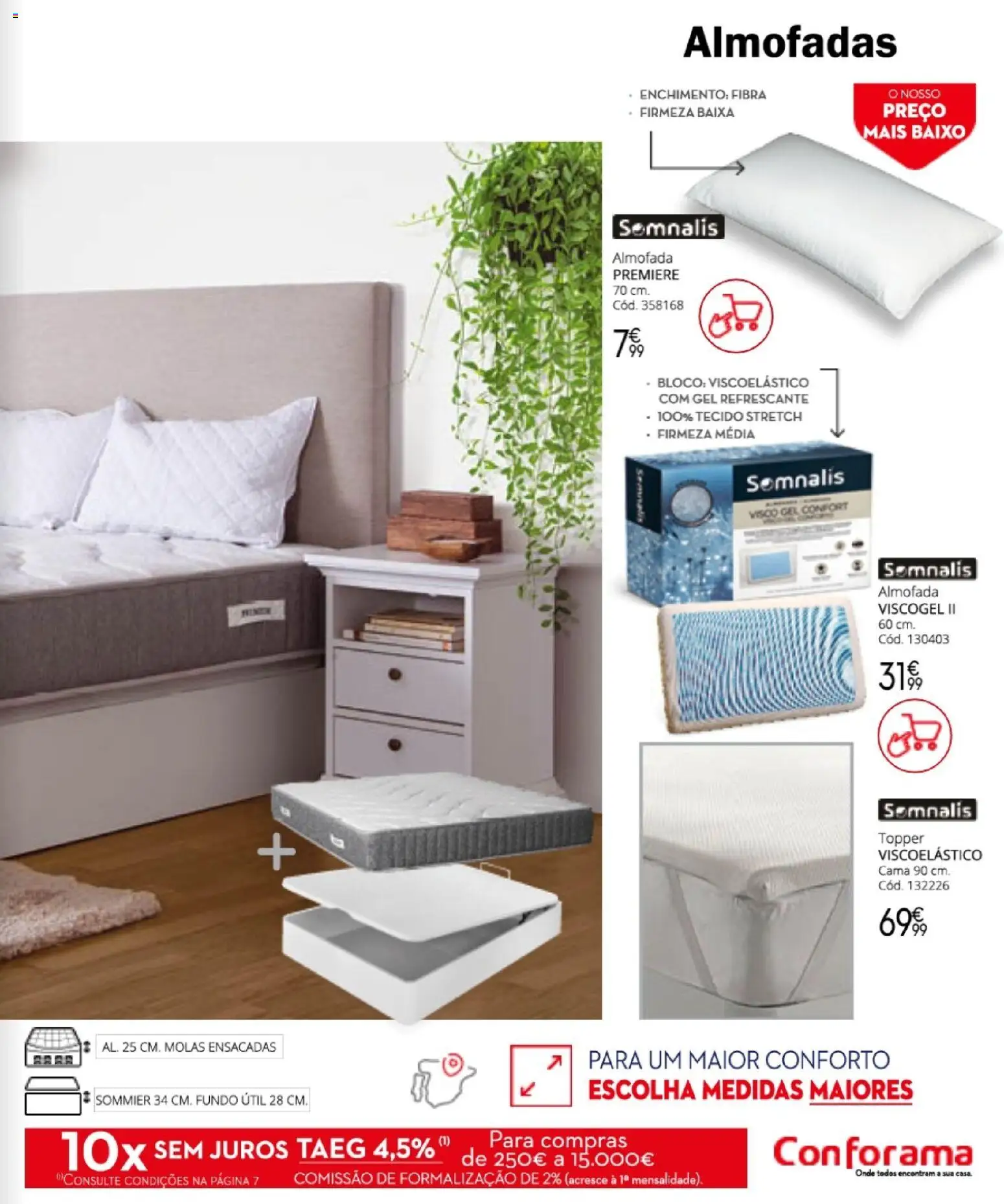 Conforama Camitis │ válido de 06/08/2026 | Página: 59 | Produtos: Cama, Almofada