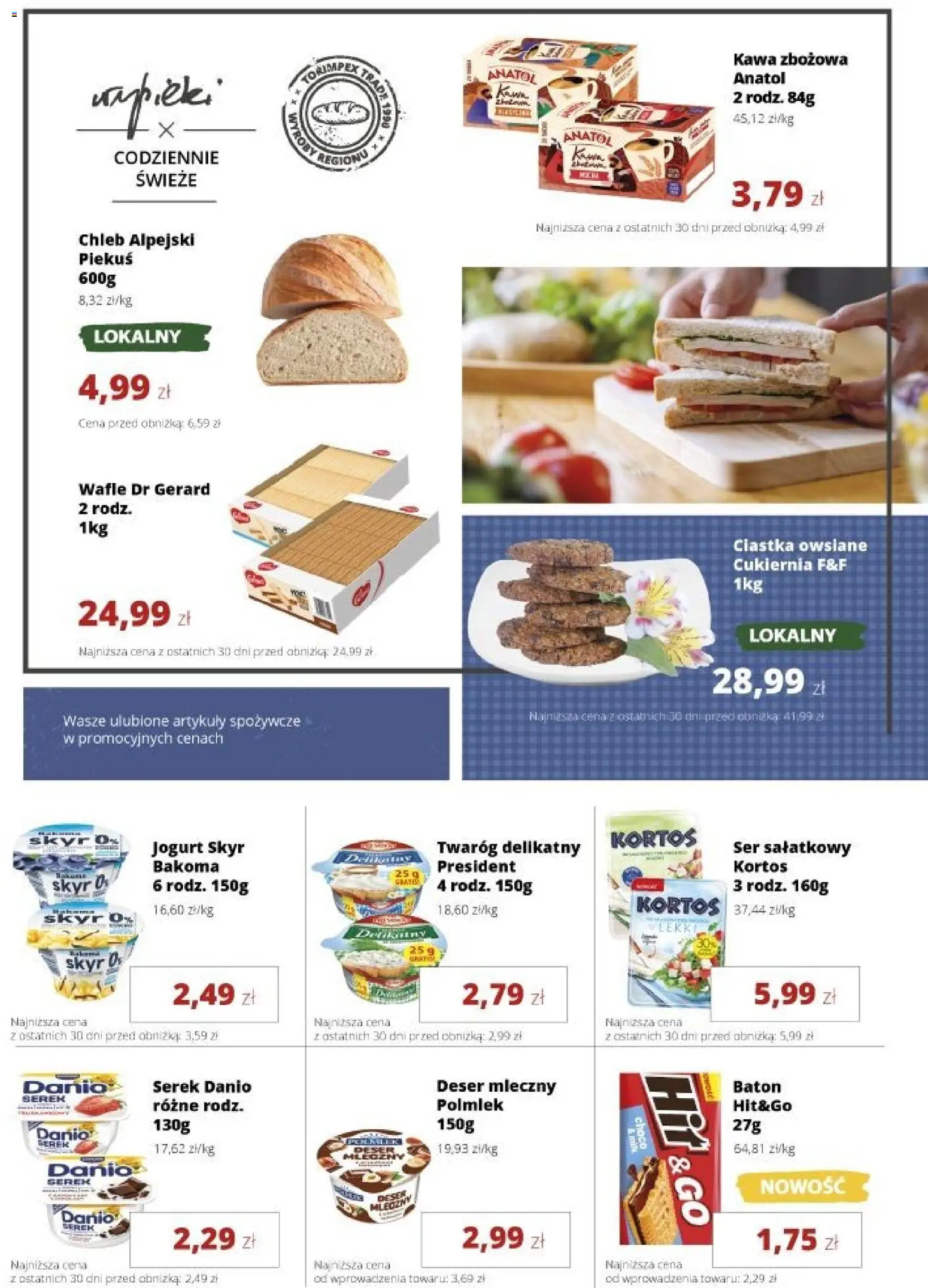 Torimpex gazetka od 10.08.2026 | Strona: 3 | Produkty: Jogurt Skyr, Serek, Kawa zbożowa, Skyr