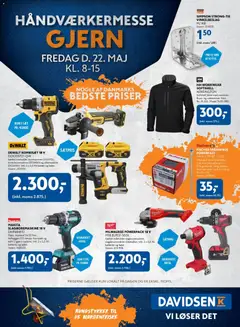 Davidsen - Håndværkermesse Gjern gyldig fra 22.05.2026