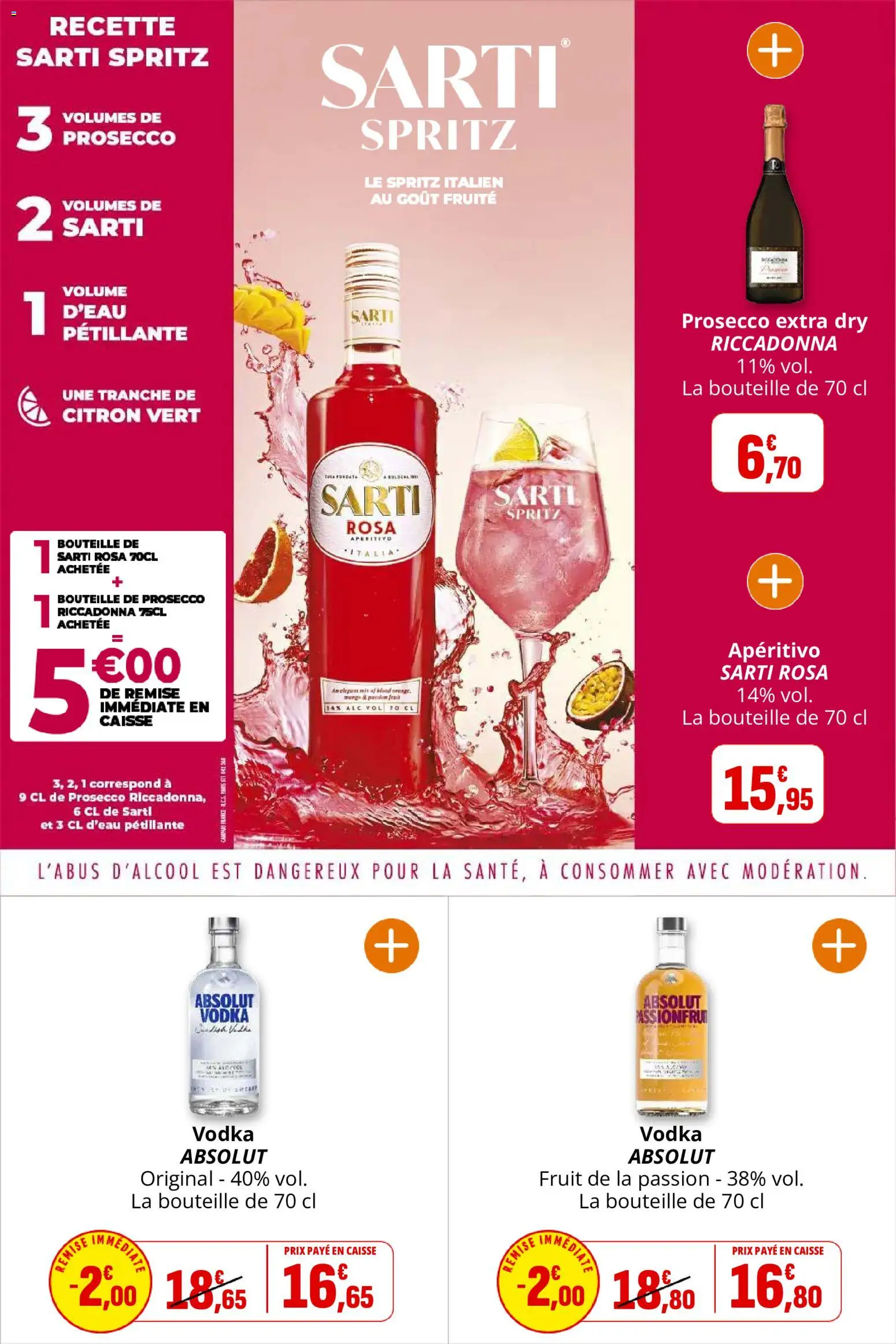 {H1} | Page: 37 | Produits: Vodka, Citron vert, Fruit de la passion, Prosecco