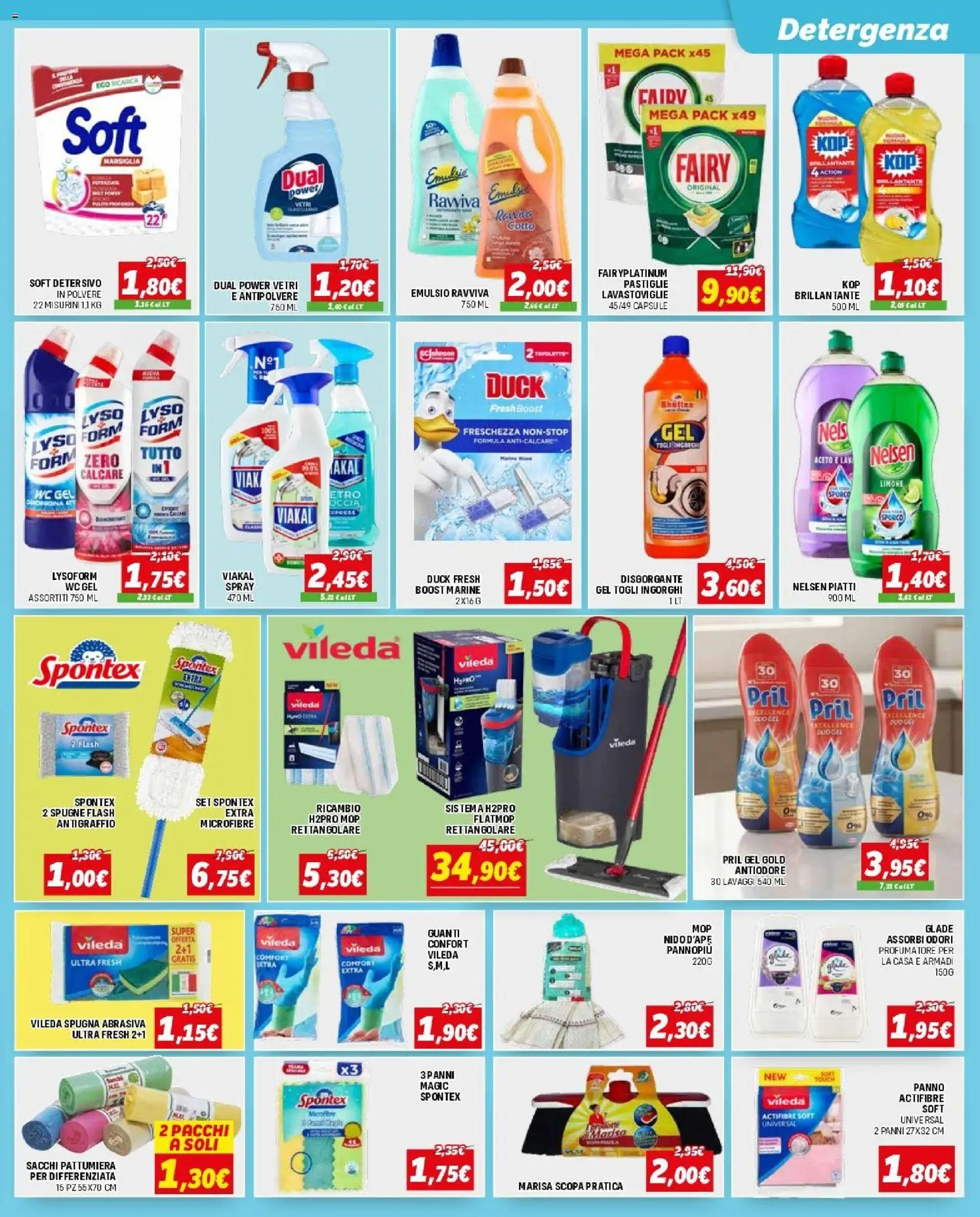 Volantino Orizzonte del 10/09/2026 | Pagina: 5 | Prodotti: Limone, Guanti, Pattumiera, Spugne