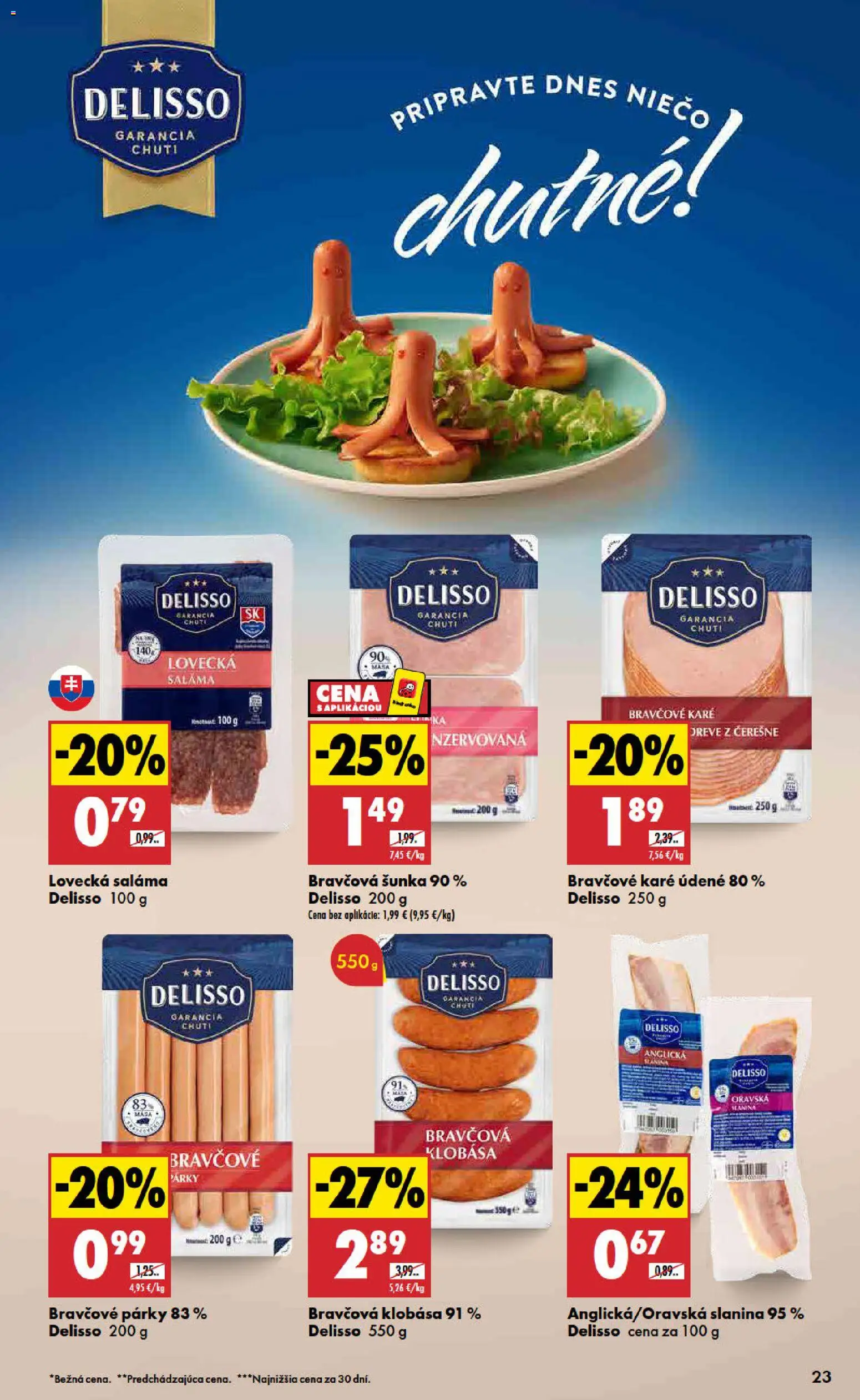 Nové Biedronka akcie – leták je platný od 20.08.2026 | Strana: 23 | Produkty: Klobása, Párky, Čerešne, Bravčové karé