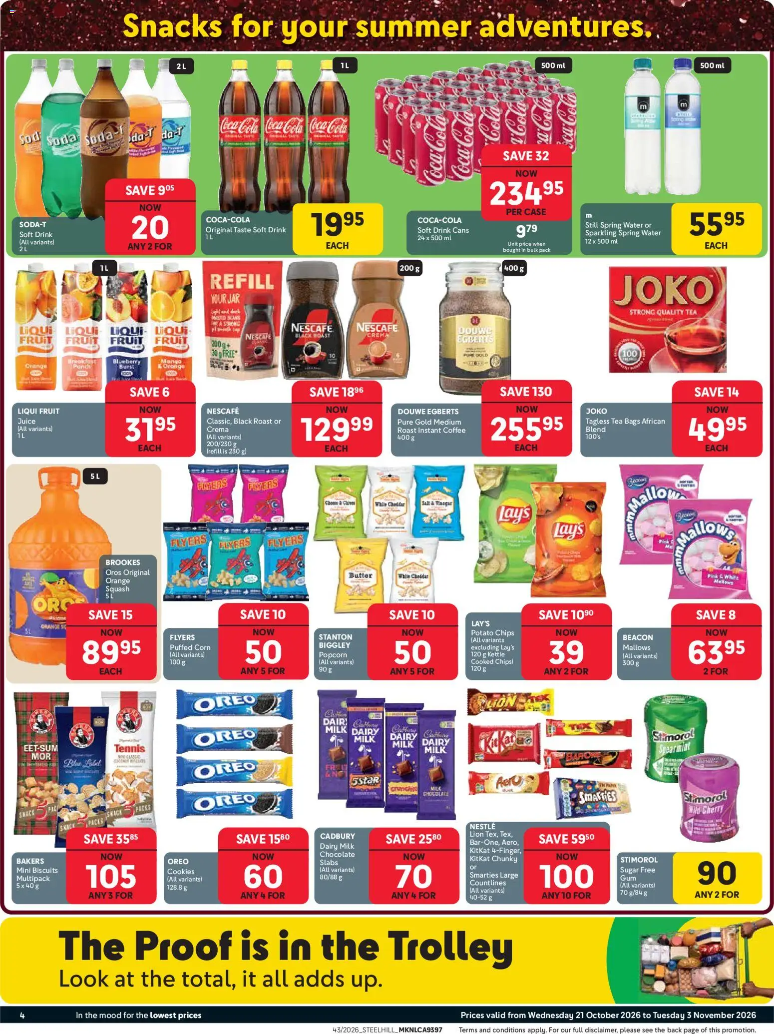 New Makro catalogue – valid from 21/10/2026 | Page: 4 | Products: Kettle, Tea, Water, Sugar