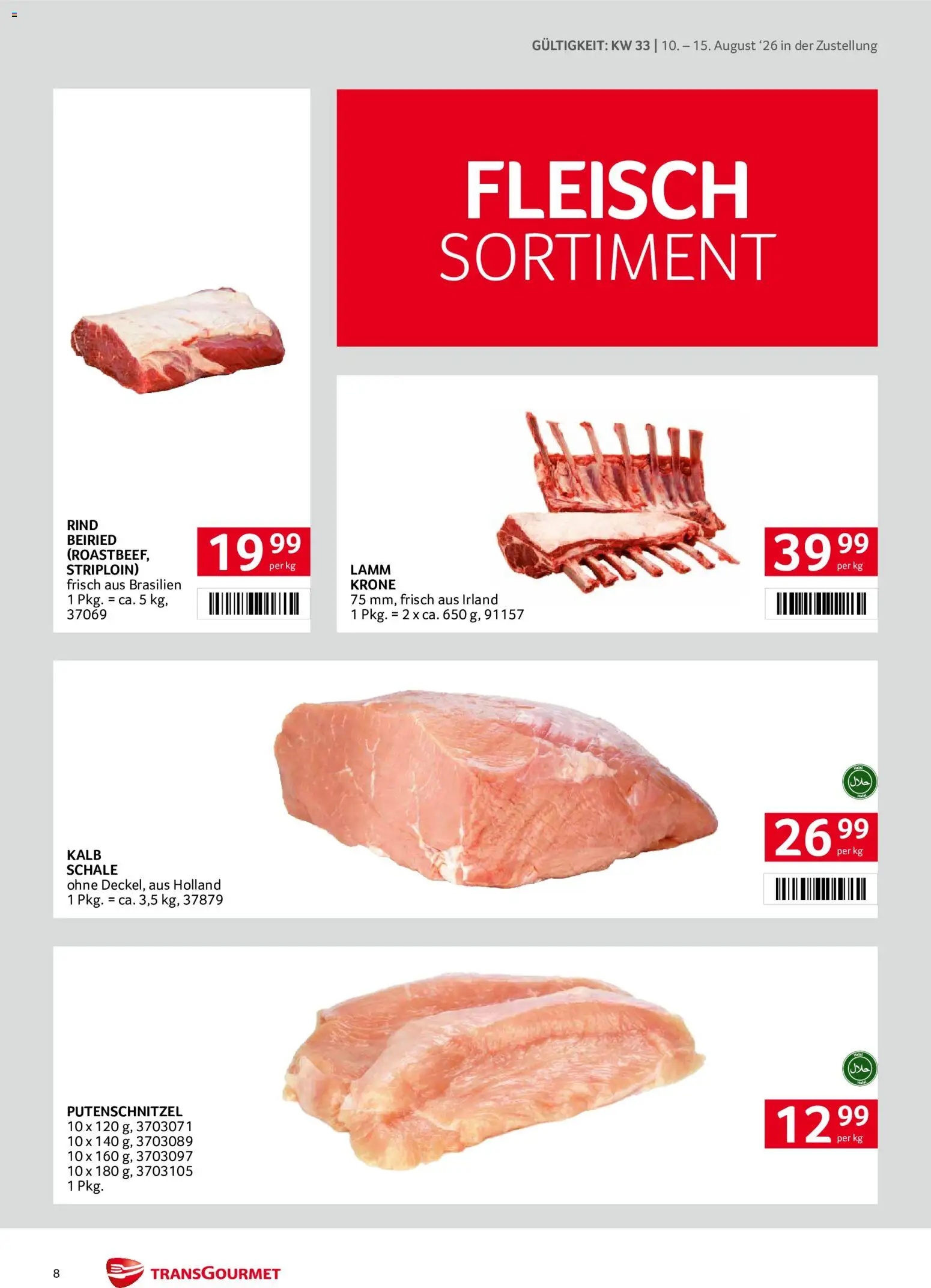 Transgourmet Zustellaktion gültig ab 10.08.2026 | Seite: 8