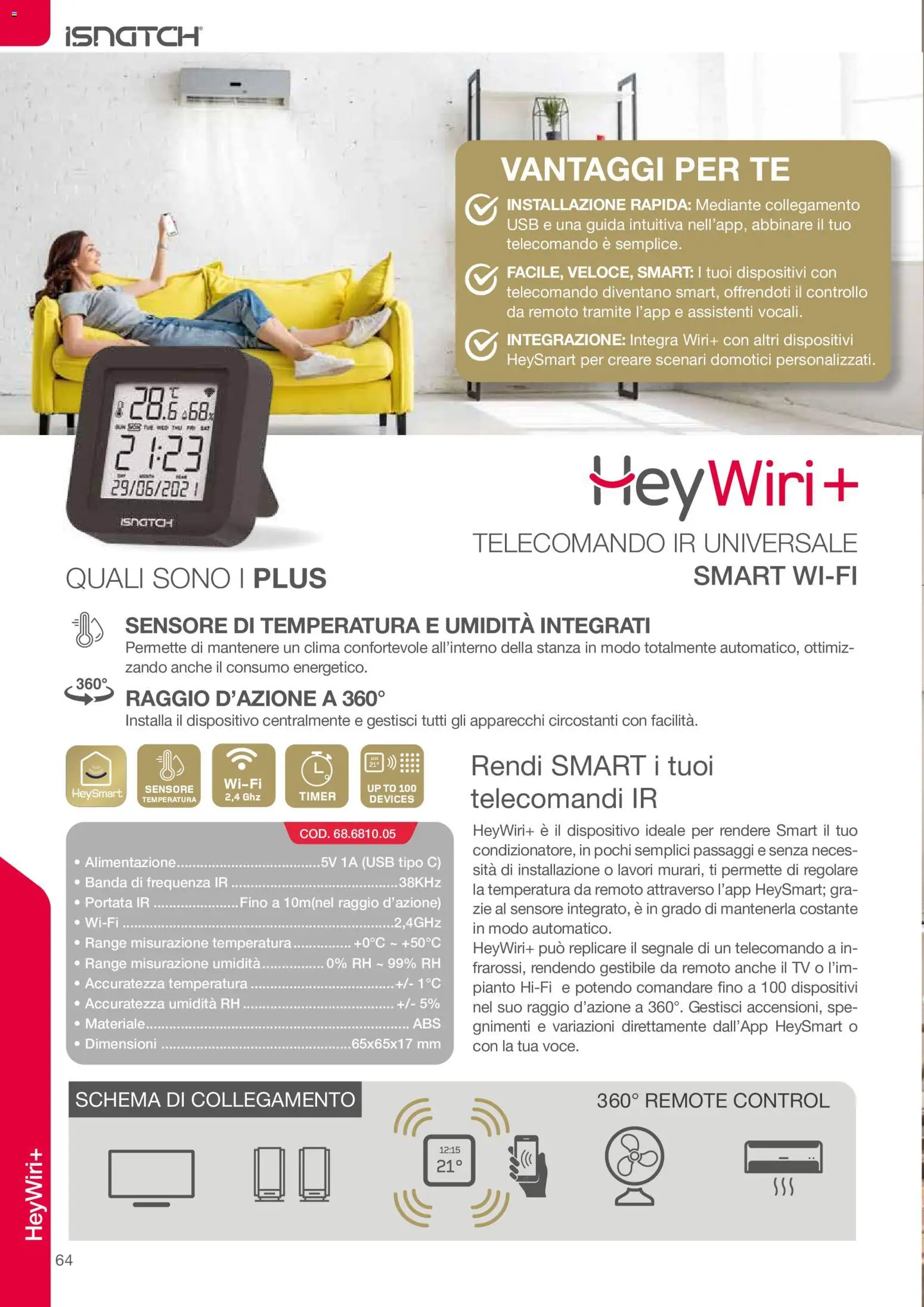 Volantino GBC del 02/07/2026 | Pagina: 64 | Prodotti: Telecomando, Tè, TV, USB