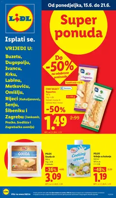 Lidl Super ponuda - Pregled kataloga iz trgovine Lidl, vrijedi od 15.06.2026