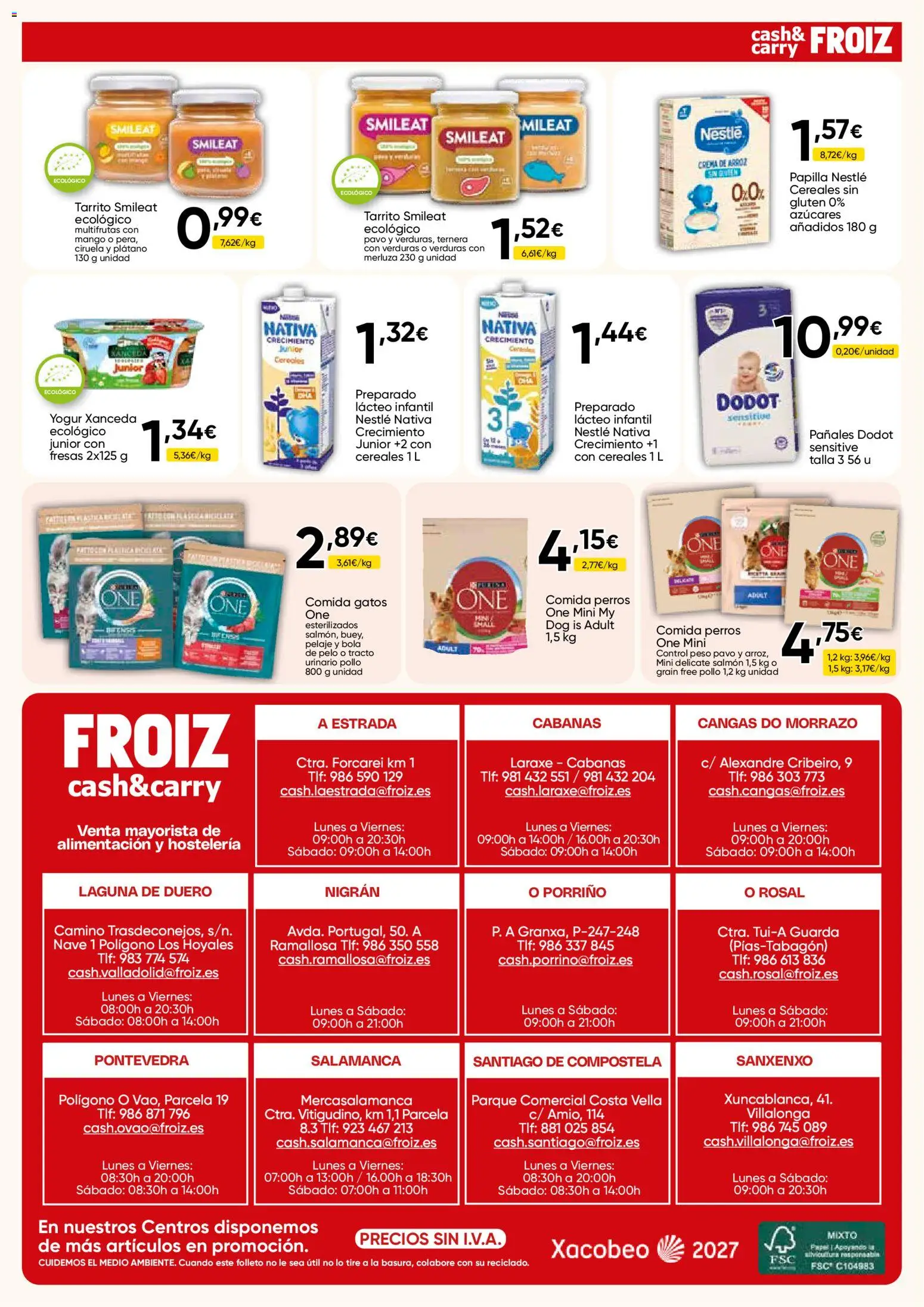Froiz - Folleto Cash │ válido desde el 30/09/2026 | Página: 16 | Productos: Verduras, Peso, Mango, Pañales