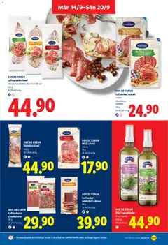 DUC DE COEUR Olja i sprayflaska, Örter, basilika 200 ml - Förhandsvisning av reklamblad från butik Lidl aktuell från 14/09/2026 | Sida: 10