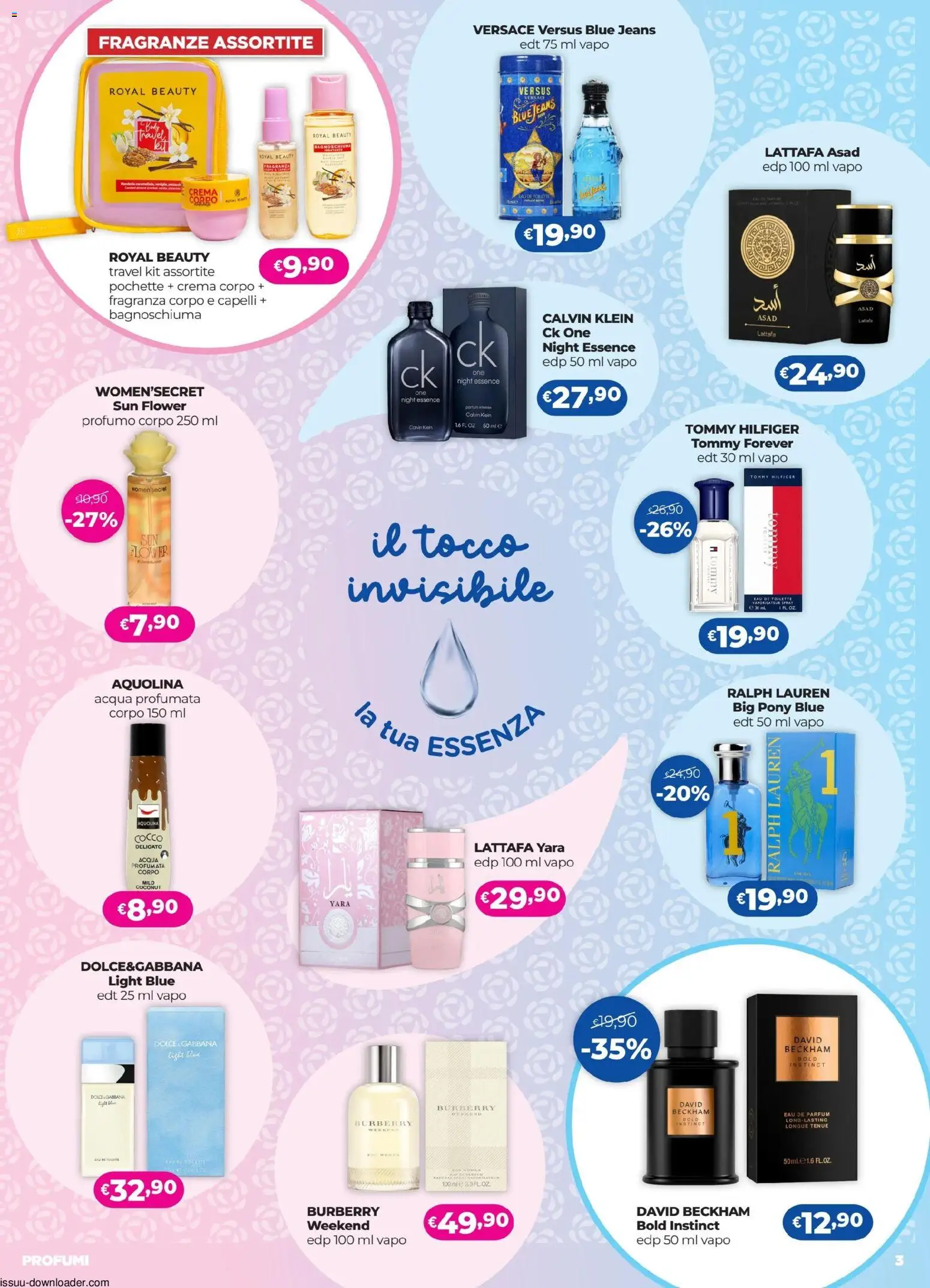 Volantino La Saponeria del 21.05.2026 | Pagina: 3 | Prodotti: Bagnoschiuma, Jeans, Cocco, Profumo