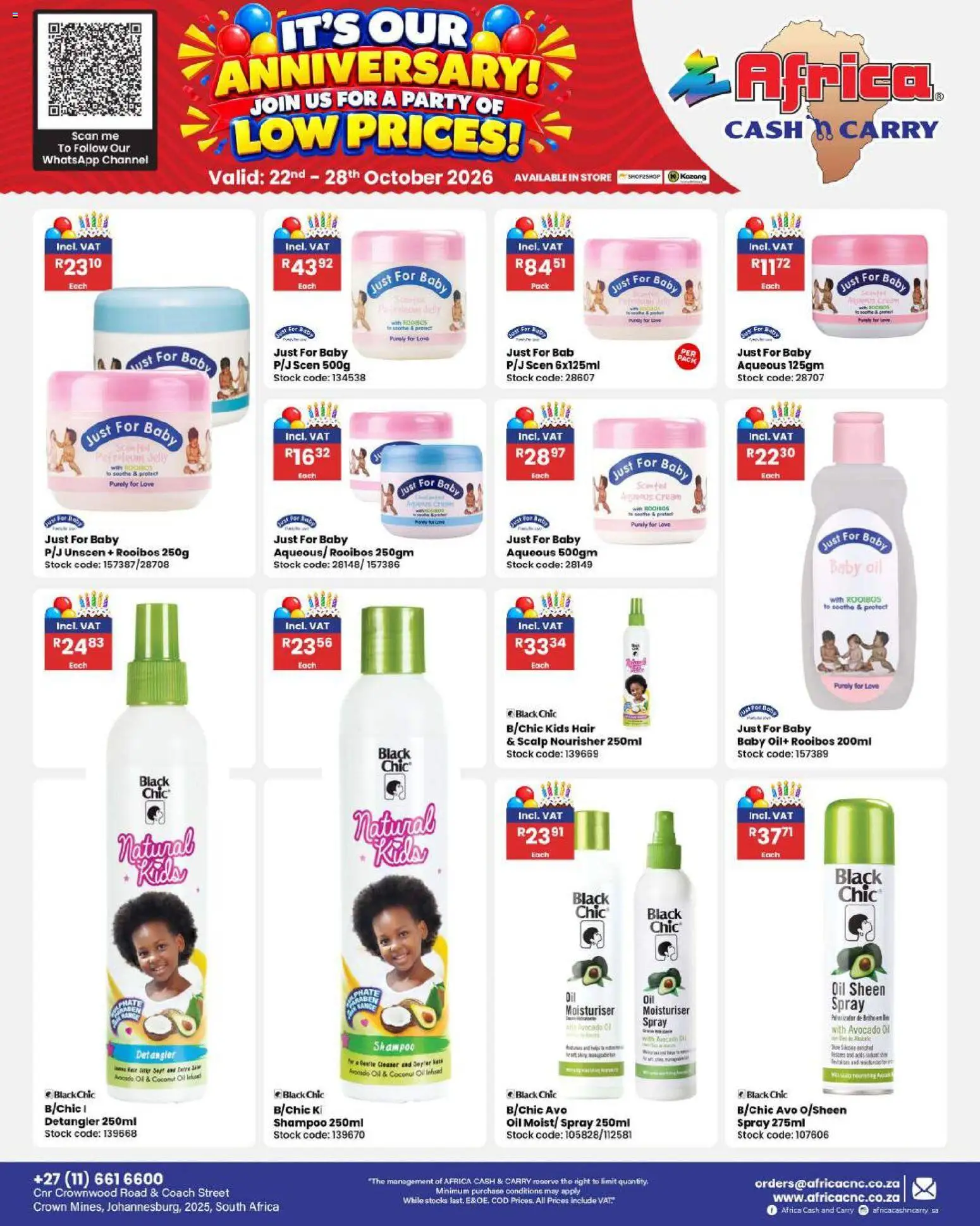 New Africa Cash & Carry catalogue – valid from 22/10/2026 | Page: 104