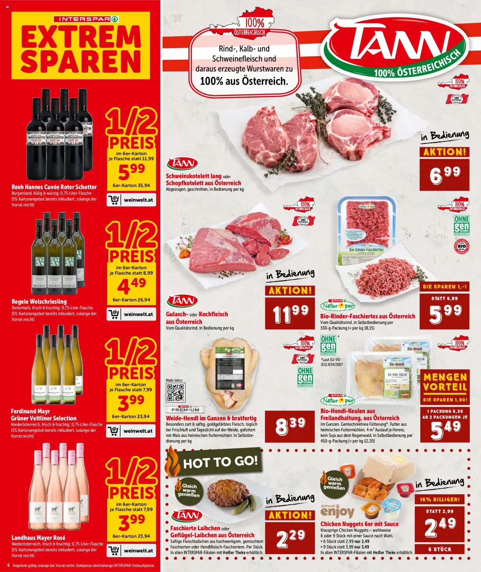 Interspar Flugblatt - Niederösterreich gültig ab 16.07.2026 | Seite: 7 | Produkte: Schweinefleisch