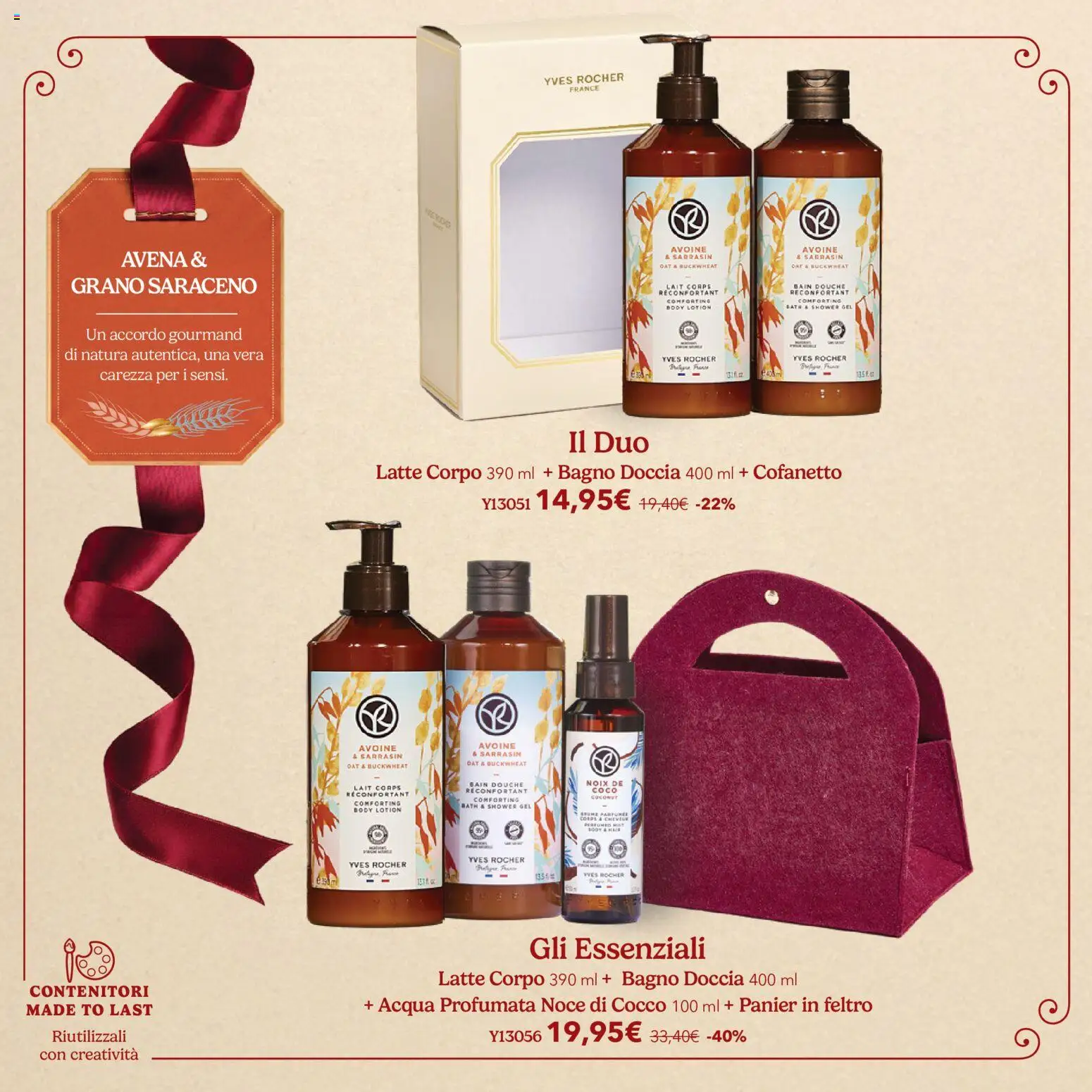 Volantino Yves Rocher del 20/10/2026 | Pagina: 60 | Prodotti: Latte, Cocco, Bagno, Doccia