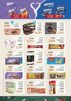 Преглед на Лекси брошура - Офертите са валидни от 02.09.2026 | Страница: 6 | Продукти: Рафаело, Бонбони, Сладолед, Бисквити