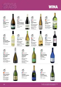 Pogląd oferty "Makro gazetka - Produktów marek własnych dla profesjonalnej Gastronomii" - ważna od 01.03.2026 | Strona: 84 | Produkty: Riesling, Chardonnay, Wino, Prosecco