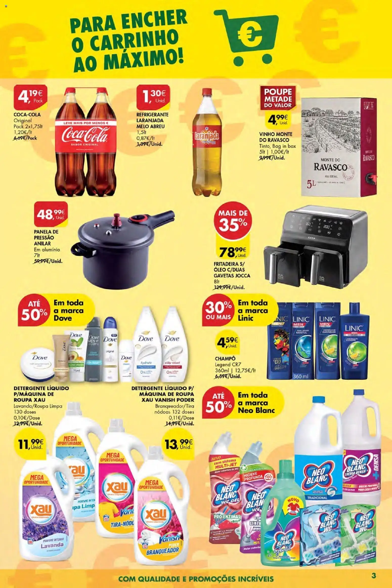 Pingo Doce Poupe Esta Semana Açores │ válido de 30.04.2026 | Página: 3 | Produtos: Refrigerante, Perfume, Shampoo, Panela