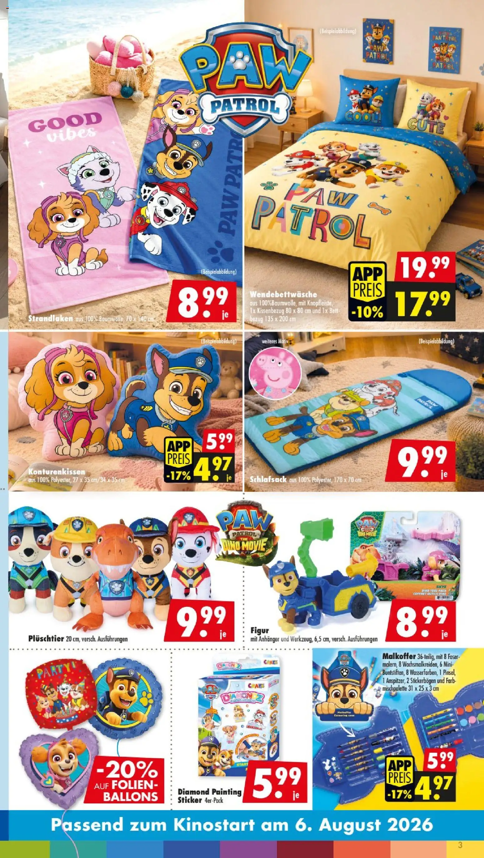 Mäc Geiz Prospekt – gültig ab 03.08.2026 | Seite: 3 | Produkte: Bett, Schlafsack