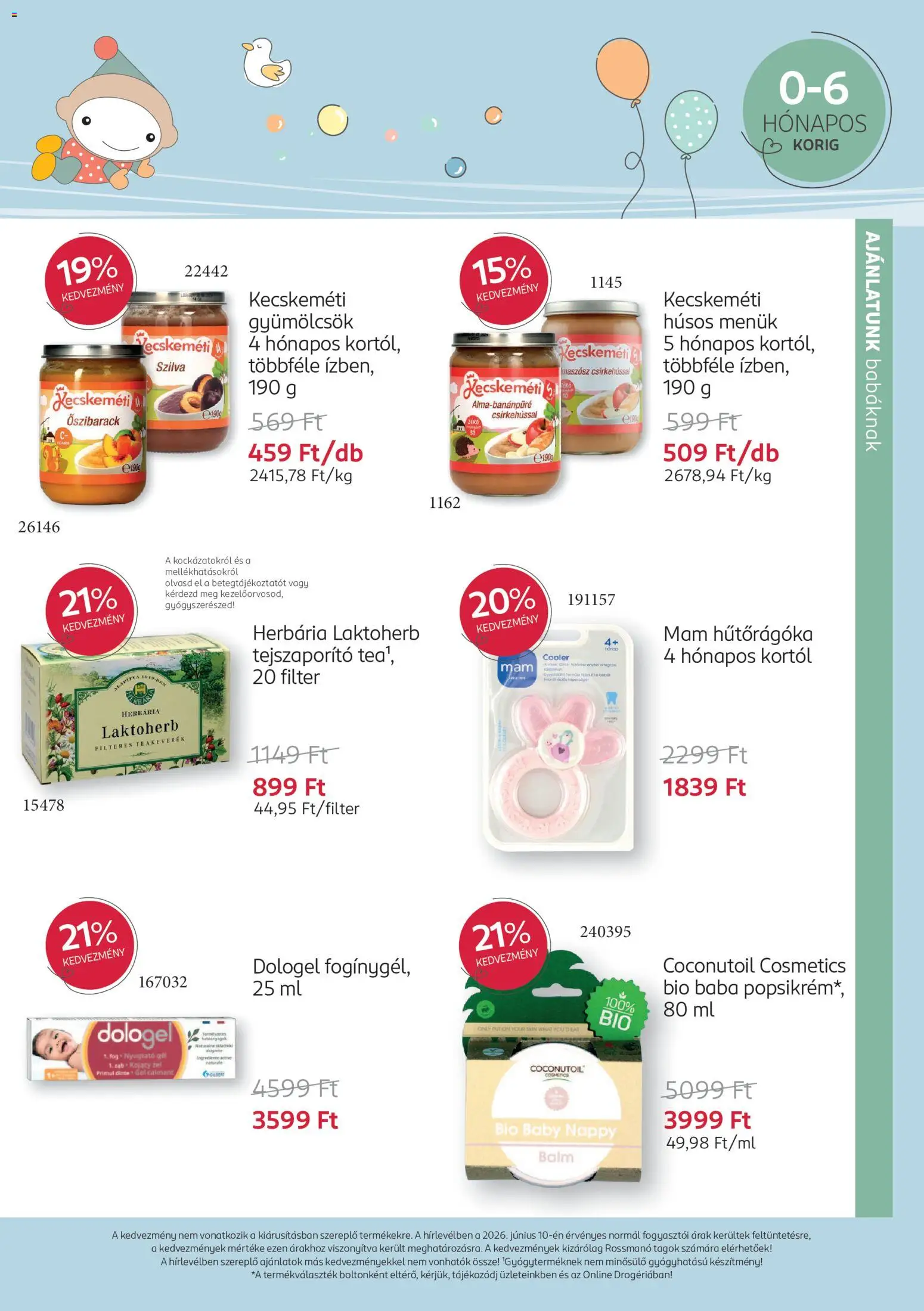 Rossmann akciós ujság - amely érvényes a következő dátumtól: 15.06.2026 | Oldal: 8 | Termékek: Őszibarack, Szilva, Tea