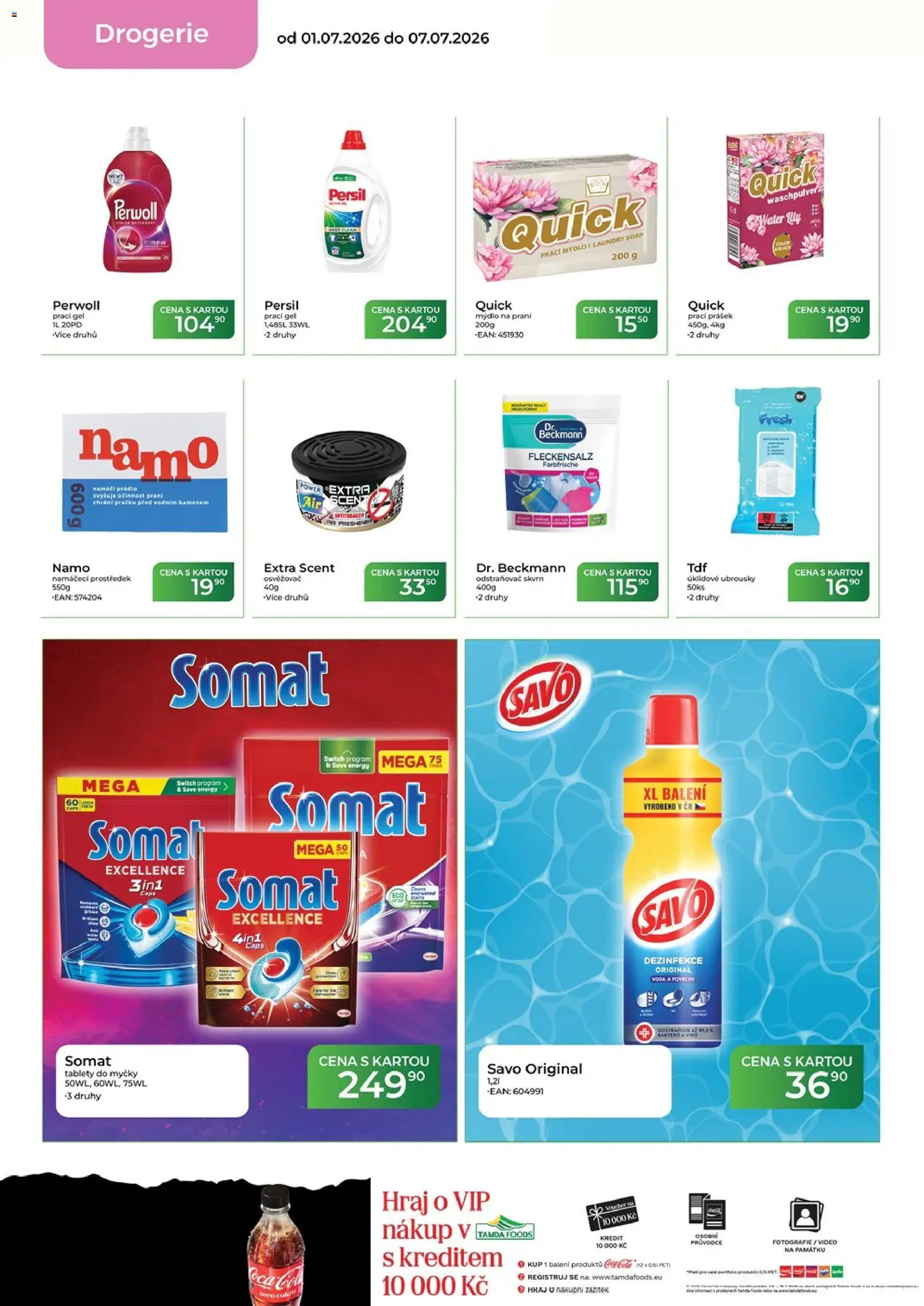 Tamda Foods leták od 01.07.2026 | Strana: 53 | Produkty: Video, Ubrousky, Prací Prášek, Persil