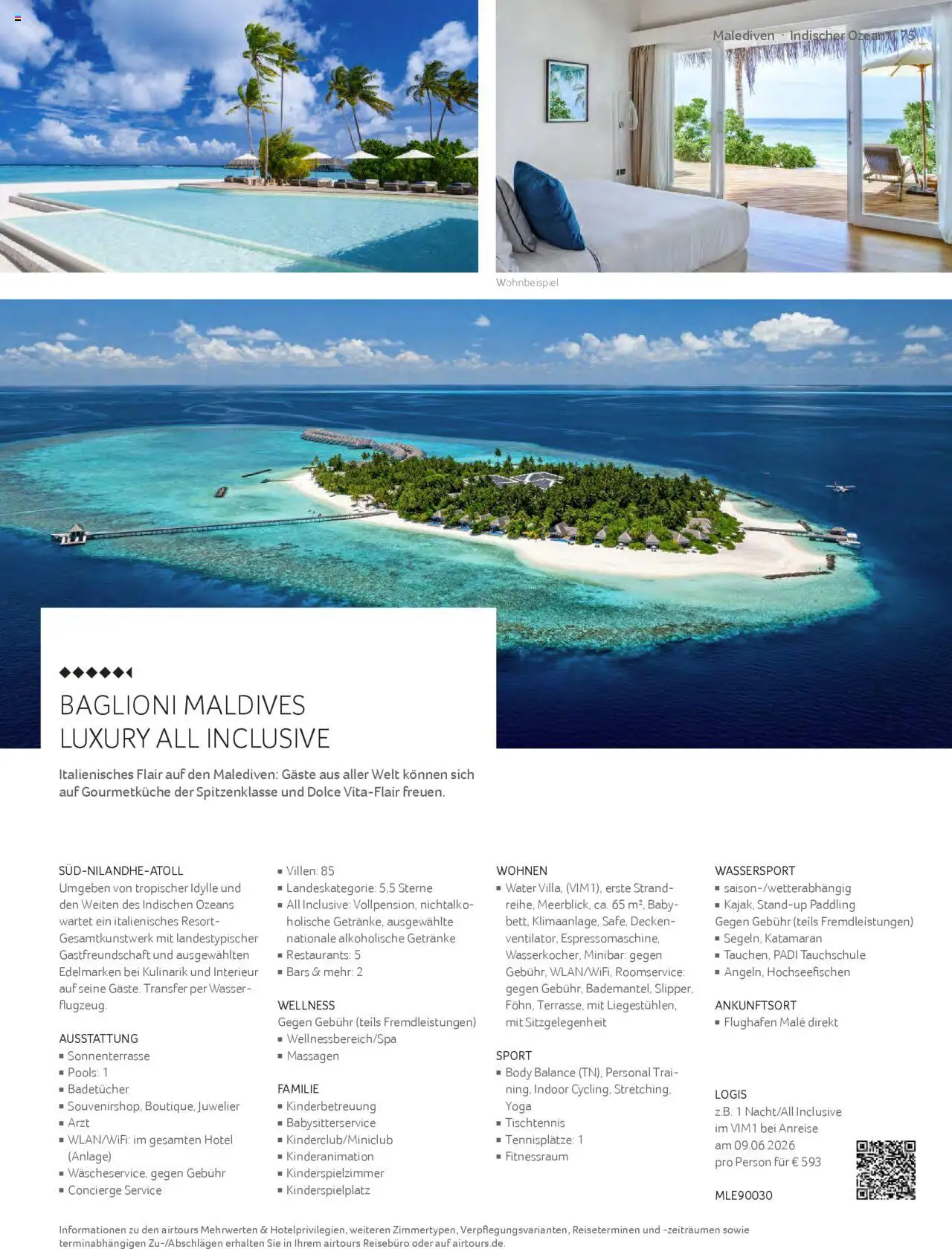 TUI airtours Katalog  Erstklassige Fernreisen 2025/26 – gültig ab 01.11.2025 | Seite: 75 | Produkte: Wasser