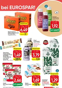 Eurospar Flugblatt ab 27.08.2026 gültig | Seite: 5 | Produkte: Rock, Regal, Milch, Butter
