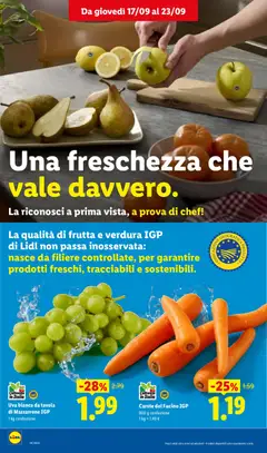 Anteprima del volantino Carote del Fucino IGP, Carote del Fucino IGP, 800 g confezione valido a partire dal 17/09/2026 | Pagina: 4
