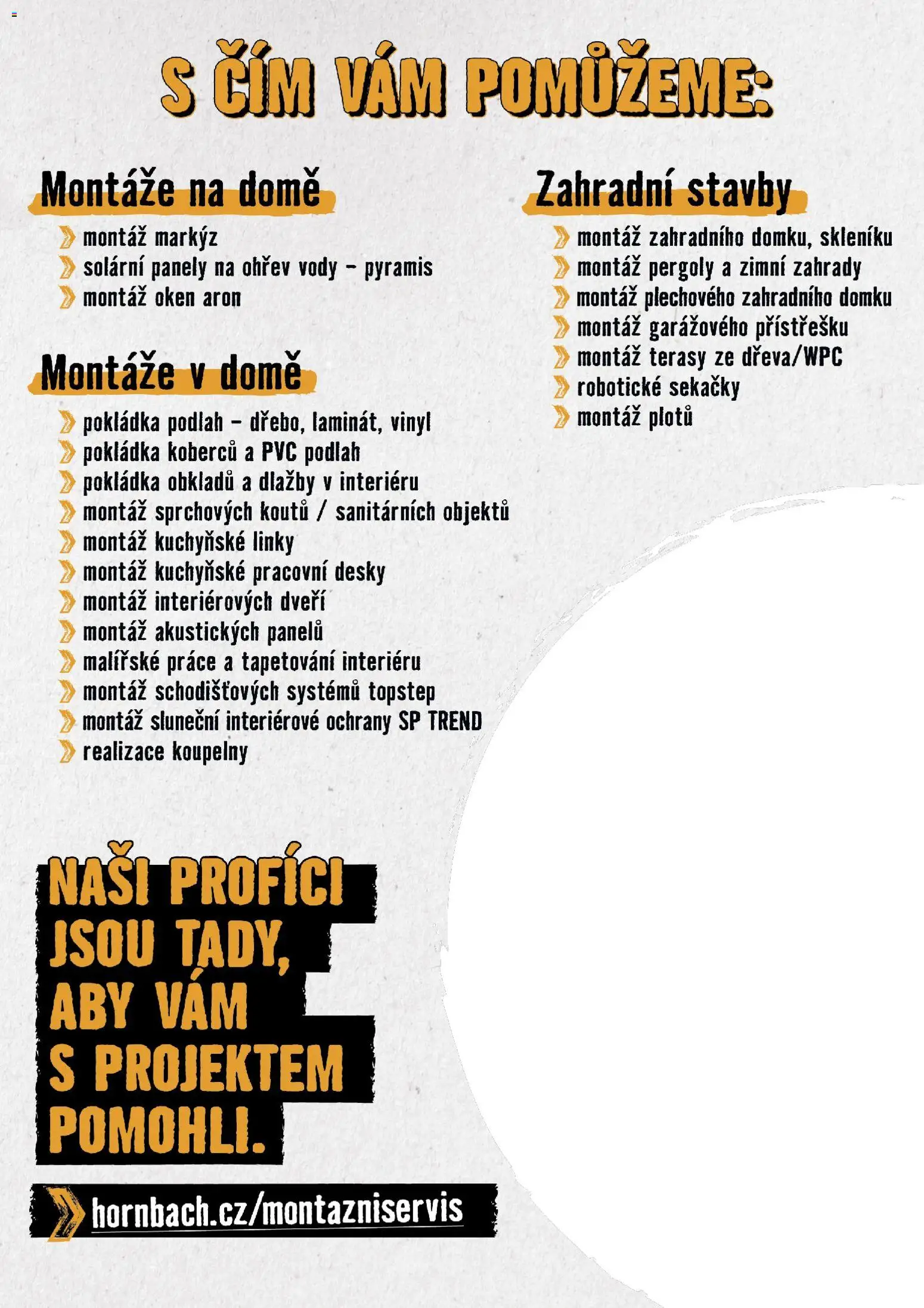HORNBACH leták - Projektové výhody od 05.08.2026 | Strana: 9 | Produkty: Kuchyňské pracovní desky, Desky