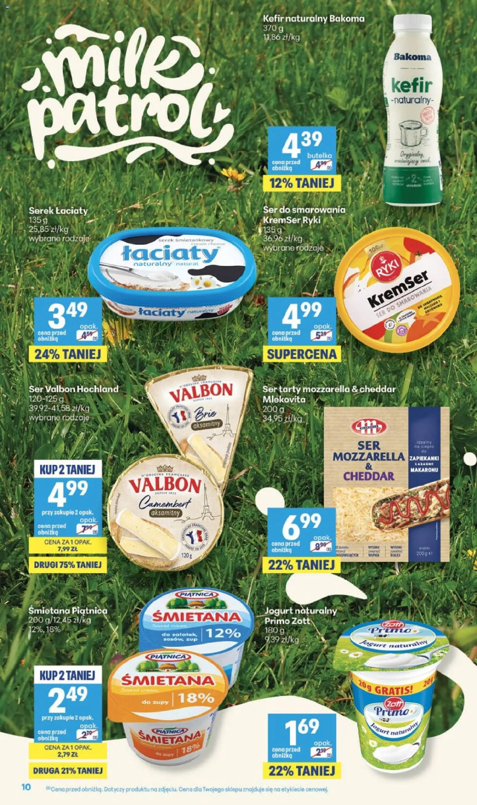 Delikatesy Centrum gazetka od 30.07.2026 | Strona: 10 | Produkty: Zupy, Jogurt naturalny, Lasagne, Cheddar