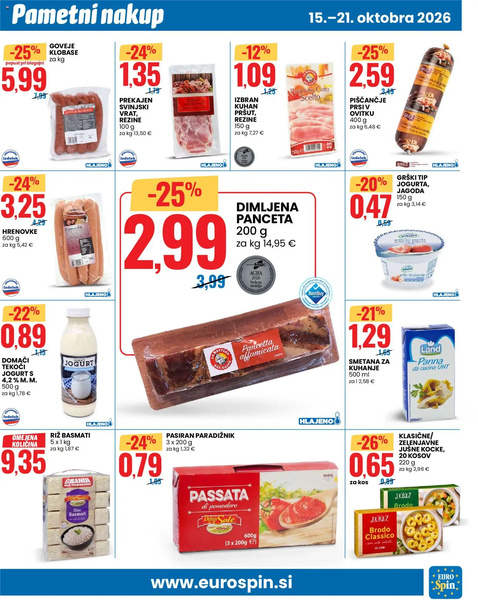 Novi Eurospin katalog ponudbe – veljaven od 15.10.2026 | Stran: 7