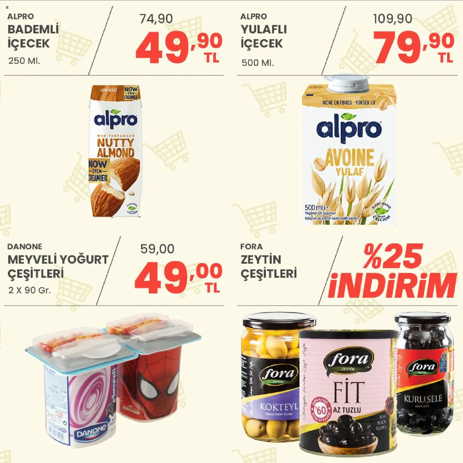 Sarıyer Katalog - 28 Ağustos 2026 tarihinden itibaren geçerlidir | Sayfa: 15 | Ürünler: Meyveli yoğurt, Yoğurt, Yulaf, Zeytin