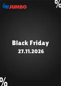 Jumbo Black Friday Vorankündigung ab 23.10.2026 gültig