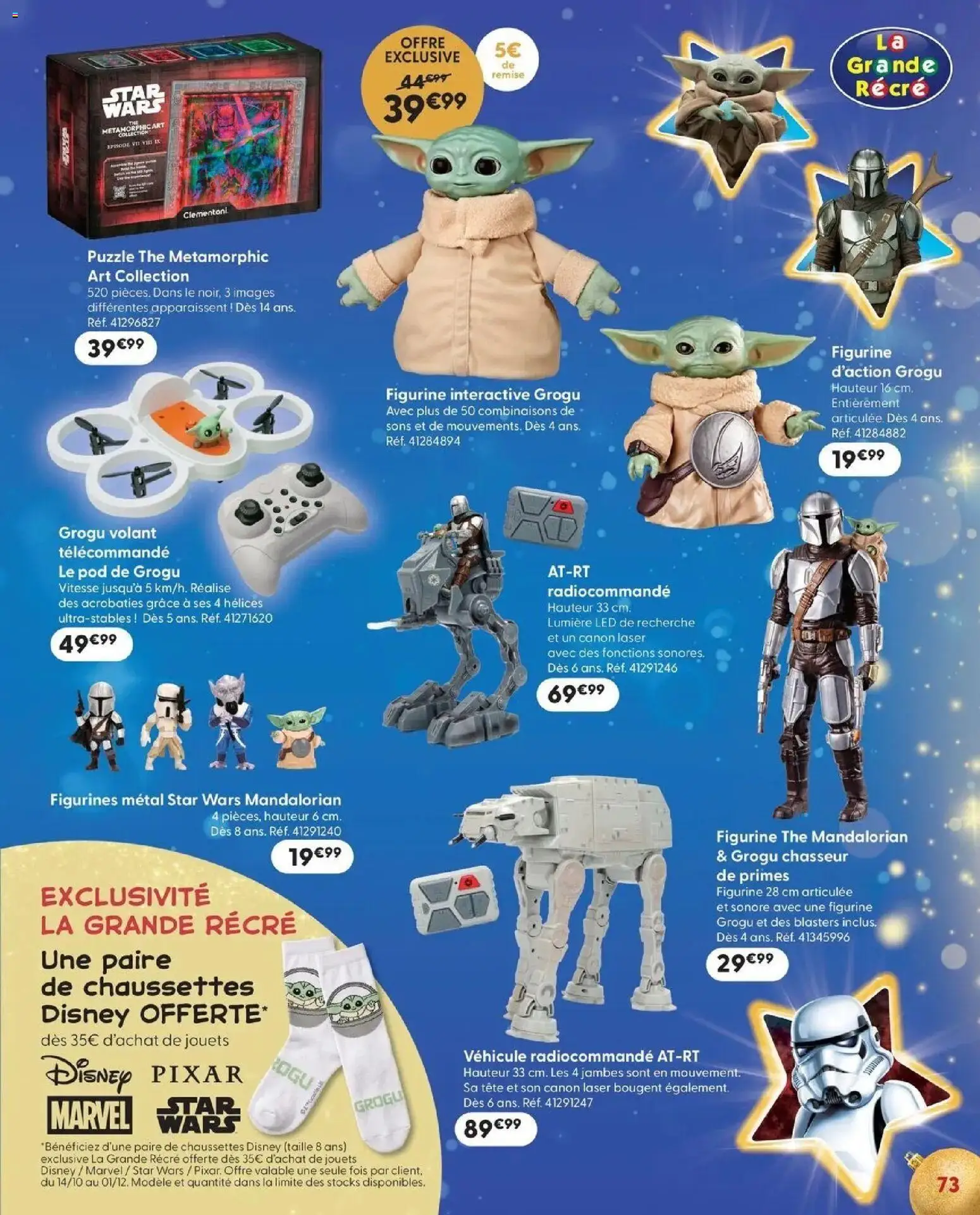 La Grande Récré - LE NOËL DE TOUTES LES PASSIONS à partir du 14/10/2026 - promo en ligne | Page: 73 | Produits: Chaussettes, Paire de chaussettes, Télécommande, Figurines