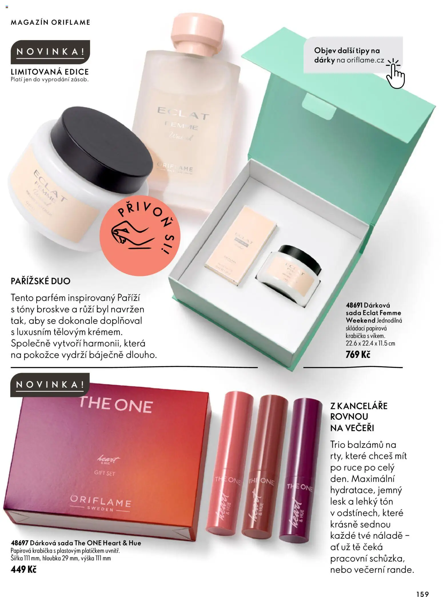 Oriflame katalog Novage+ Proceuticals od 30.09.2026 | Strana: 159 | Produkty: Krabička, Broskve, Parfém