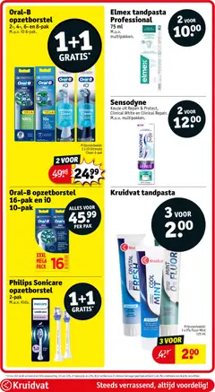 Eelmex tandpasta Professional, 75 ml M.u.v. multipakken. - Voorbeeld van een folder van Kruidvat, geldig van 09.06.2026 | Pagina: 37