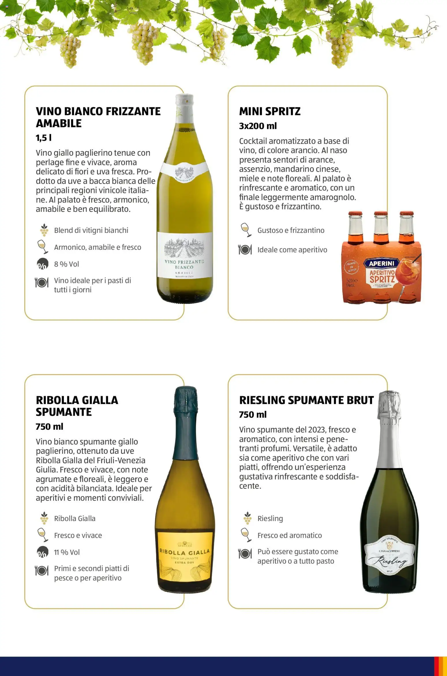 Volantino Aldi del 12/01/2026 | Pagina: 56 | Prodotti: Fiori, Miele, Vino bianco, Aperitivo